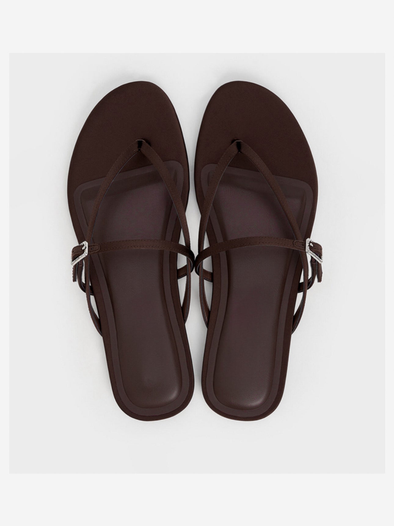 Sling Brown Embellished Flats