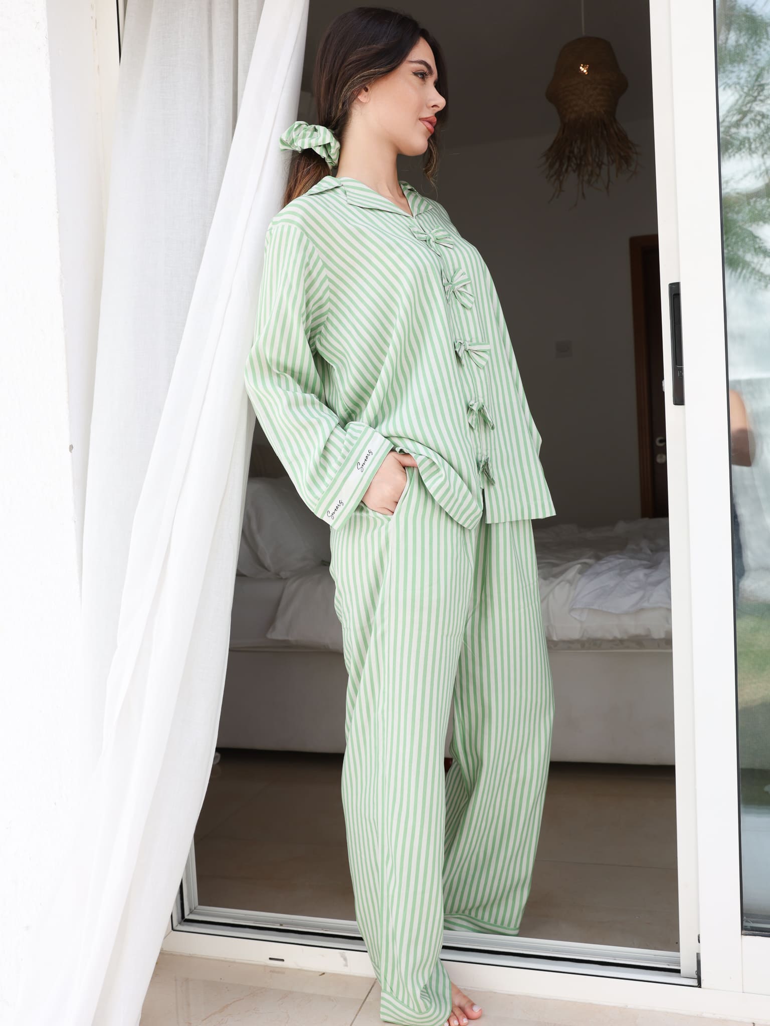 Hushie Lounge Green Pants