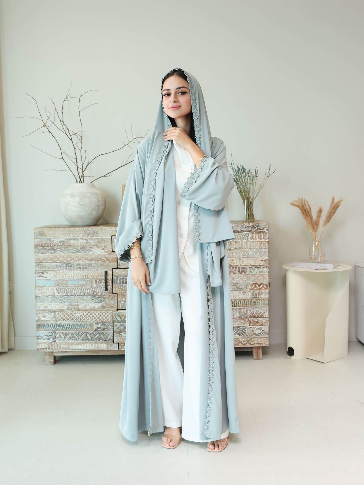 Greta Green Lace Stole