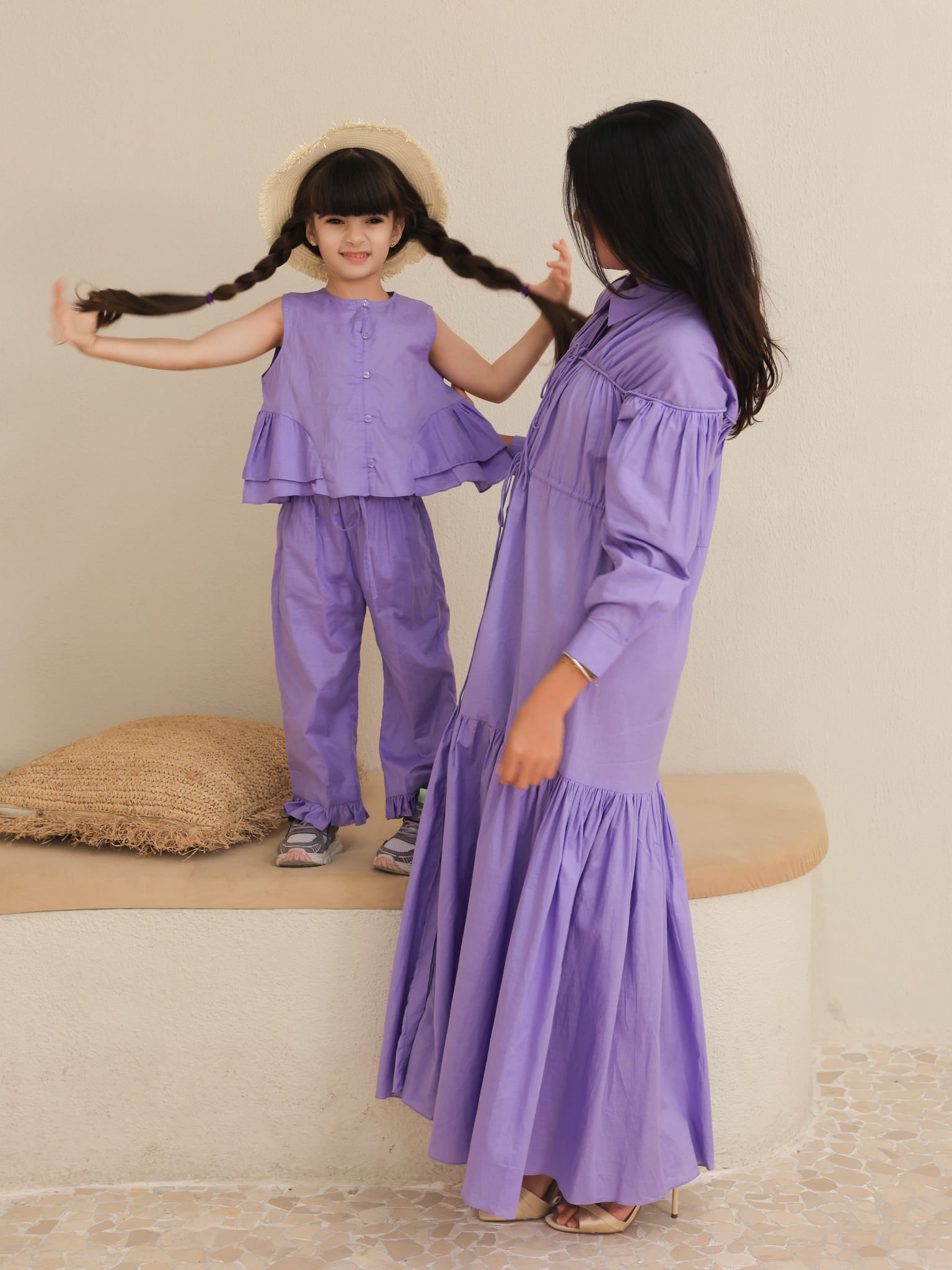 Mini Ruffyn Cotton Co Ord Set