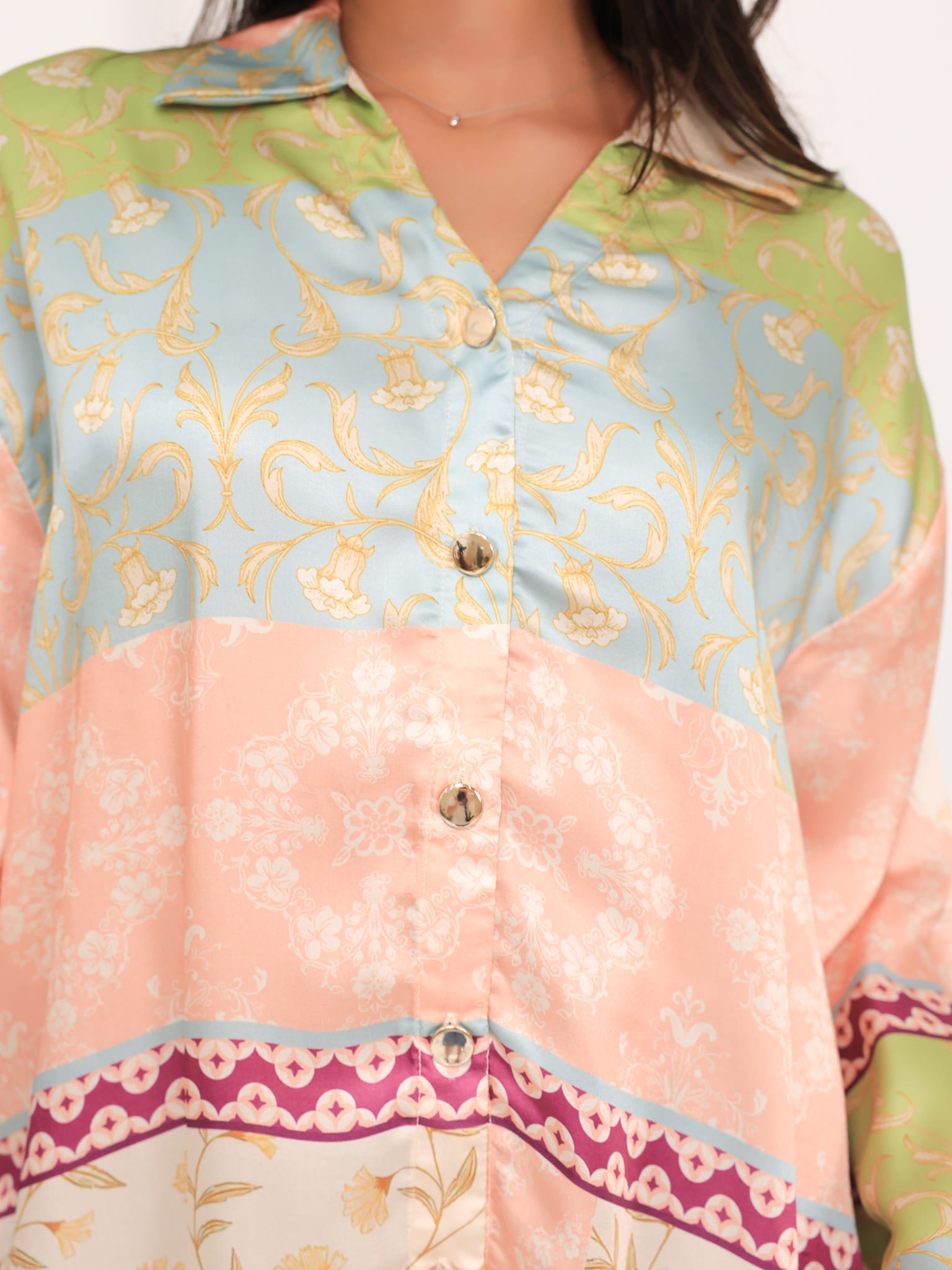 Baroque Silk Printed Shirt