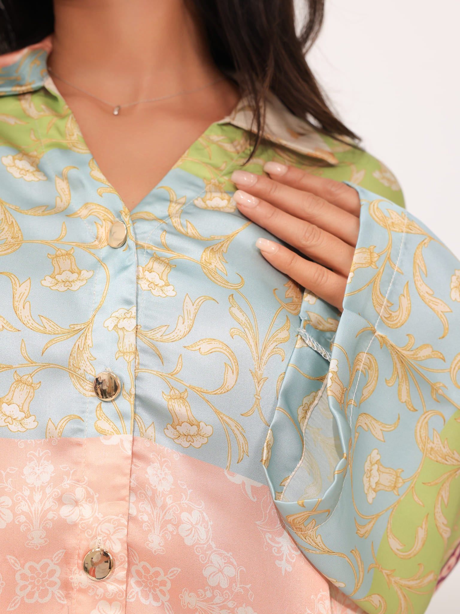 Baroque Silk Printed Shirt