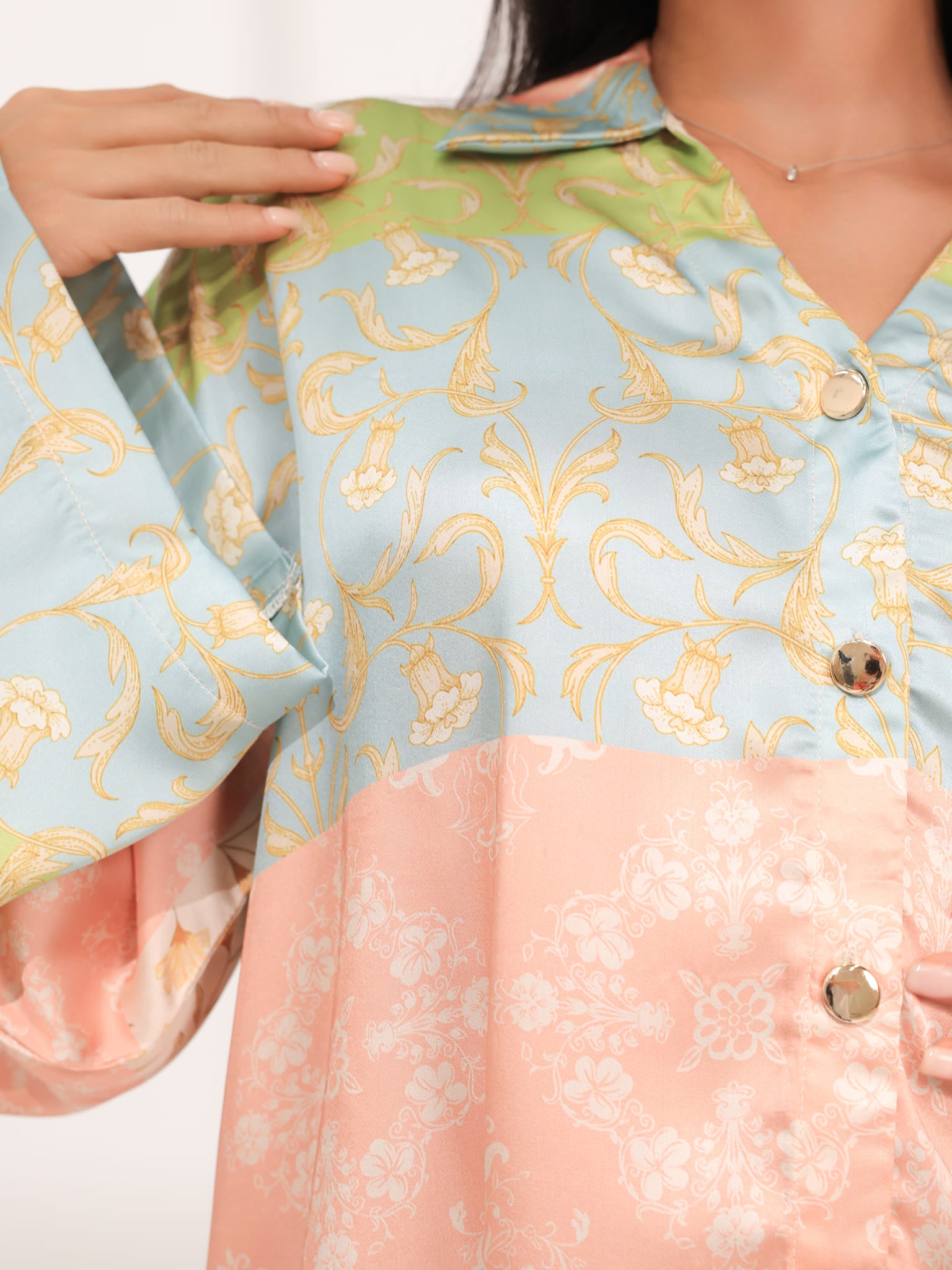 Baroque Silk Printed Shirt