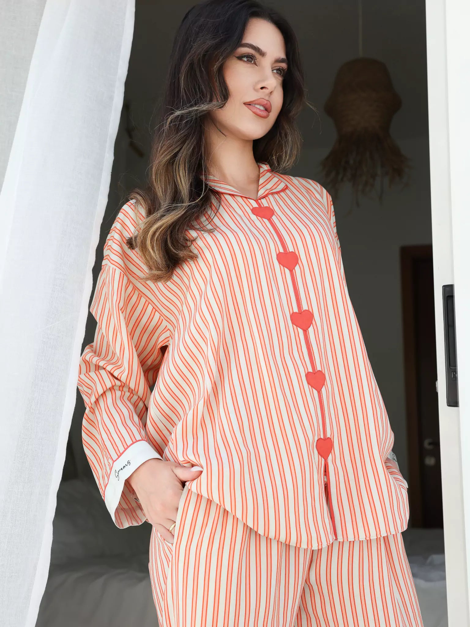 Plushka Lounge Heart Detailed Shirt