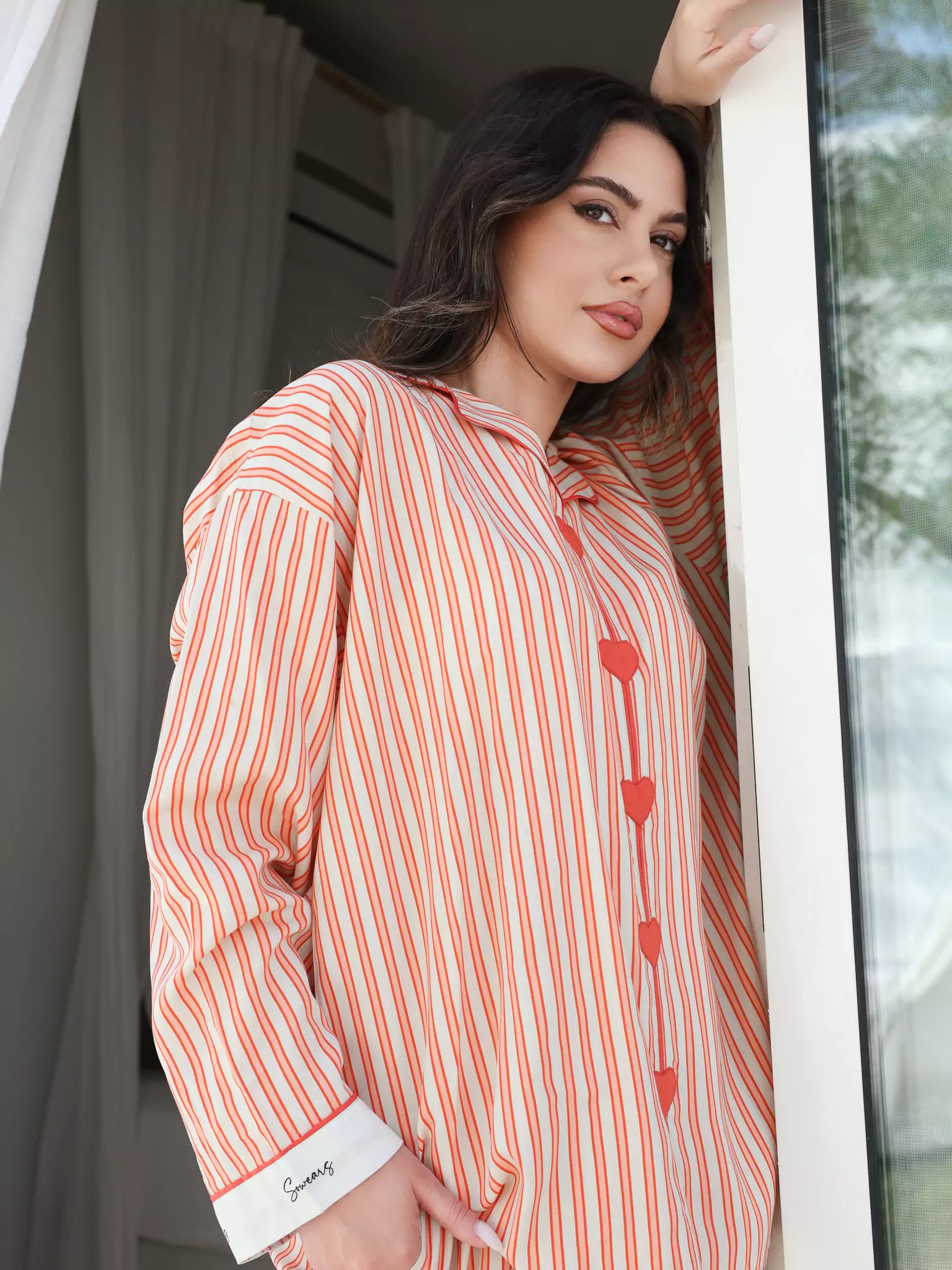Plushka Lounge Heart Detailed Shirt