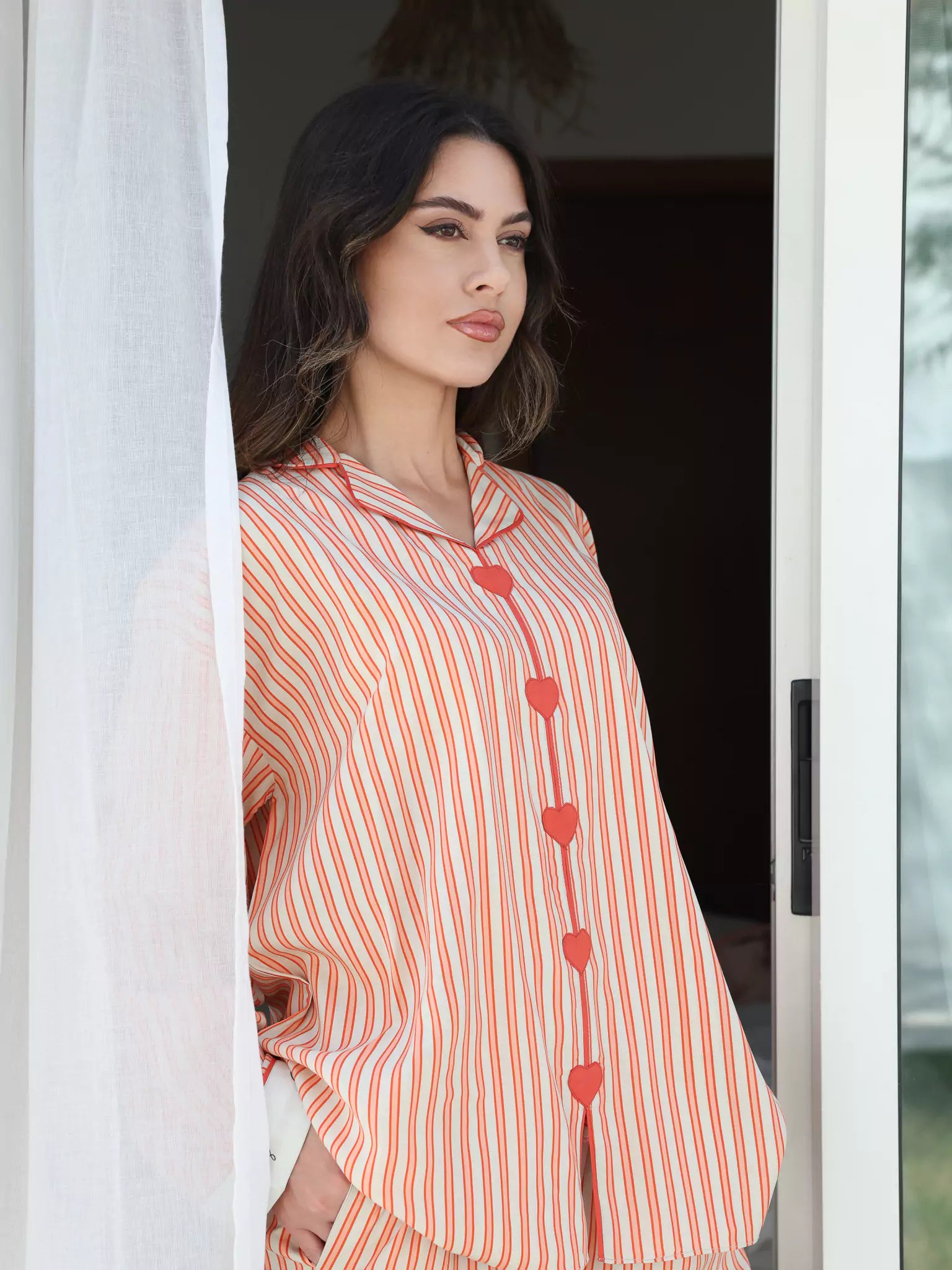 Plushka Lounge Heart Detailed Shirt