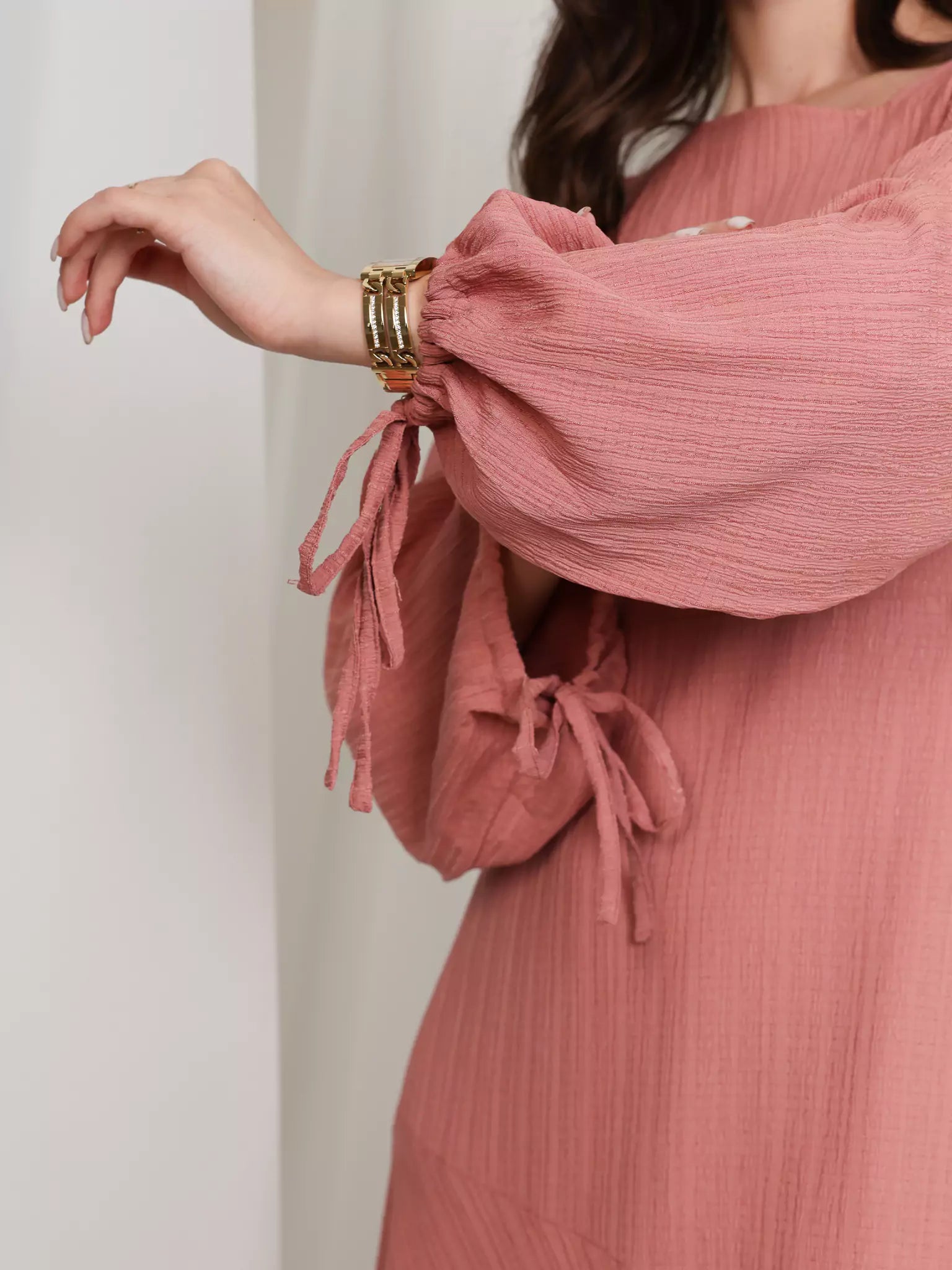 Pia Asymmetric Long Dress