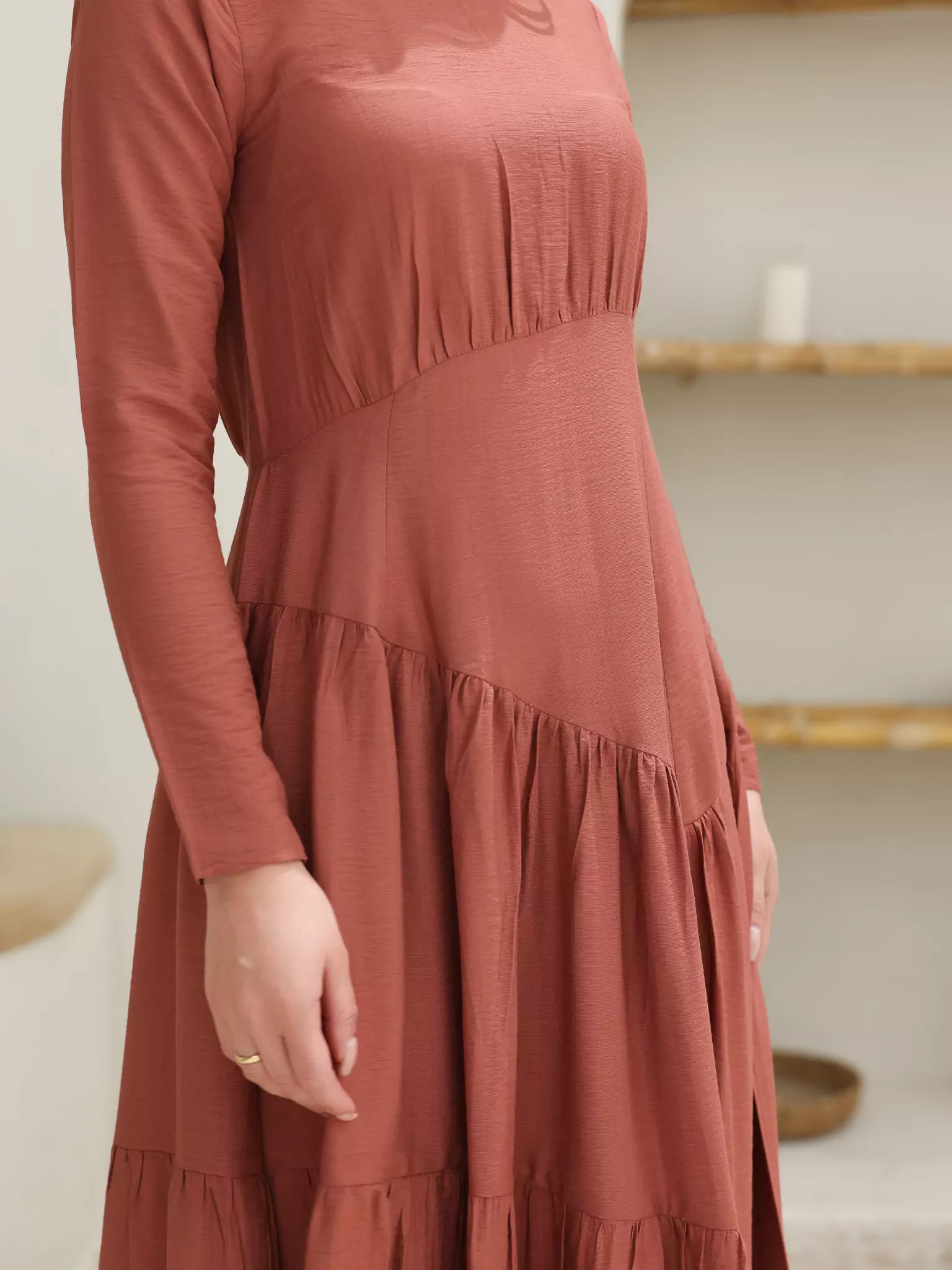 Rust Rush Long Dress