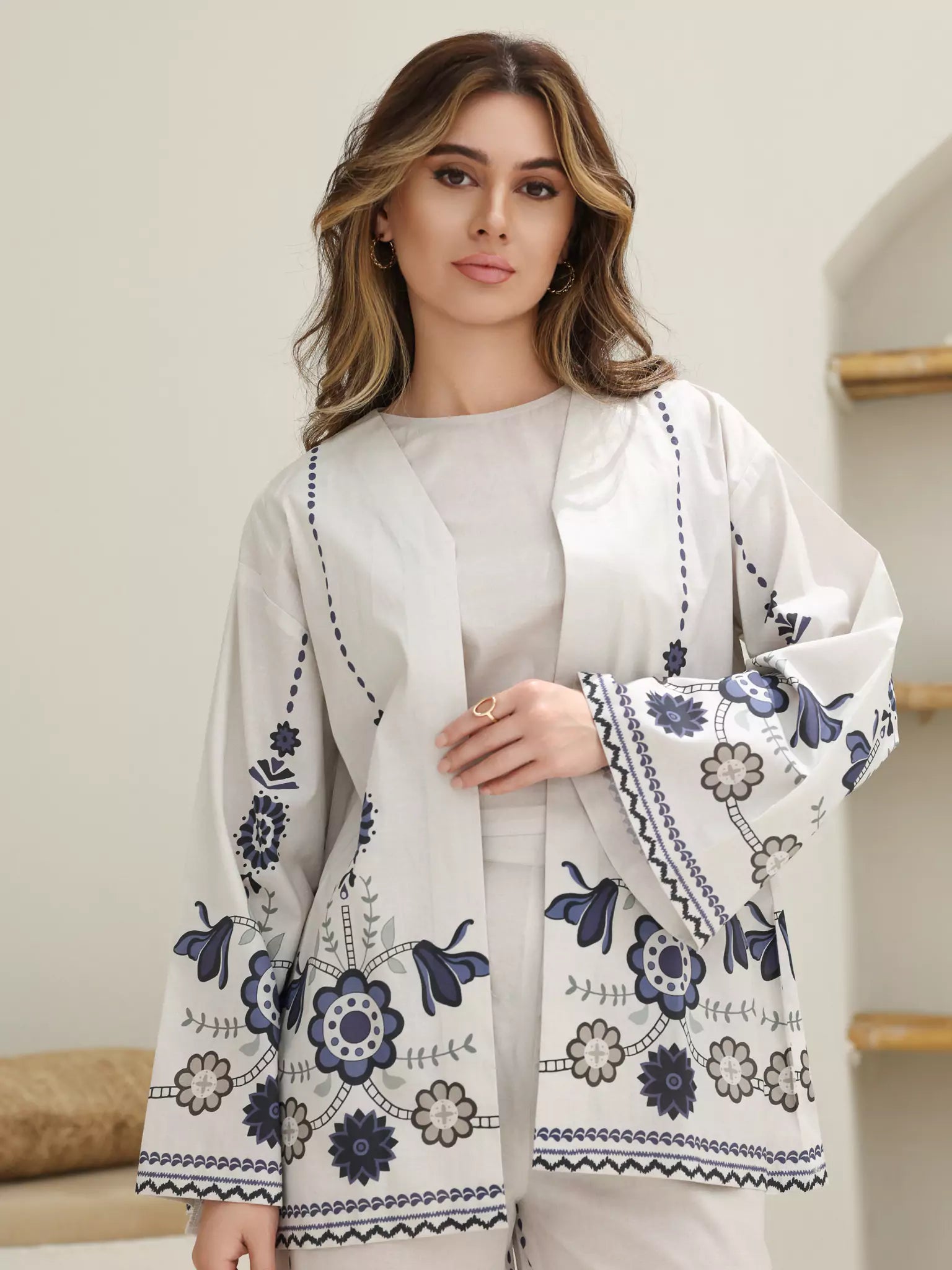 Indigo Vector Co Ord Set