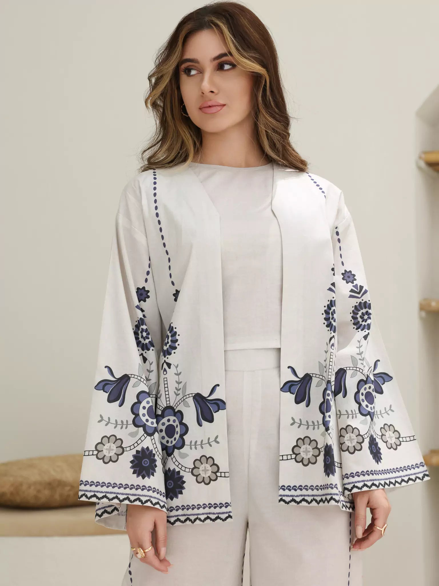 Indigo Vector Co Ord Set