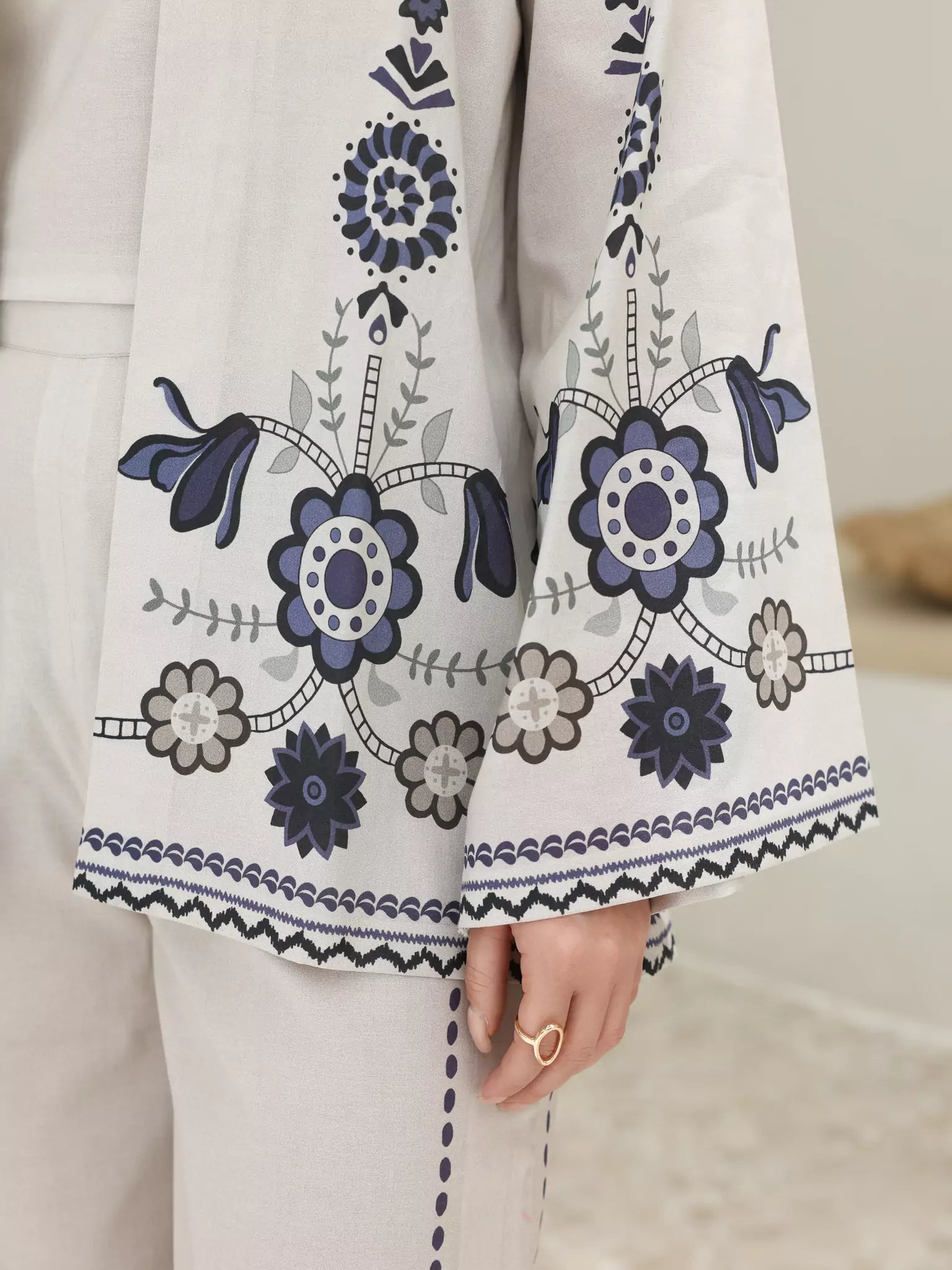 Indigo Vector Co Ord Set