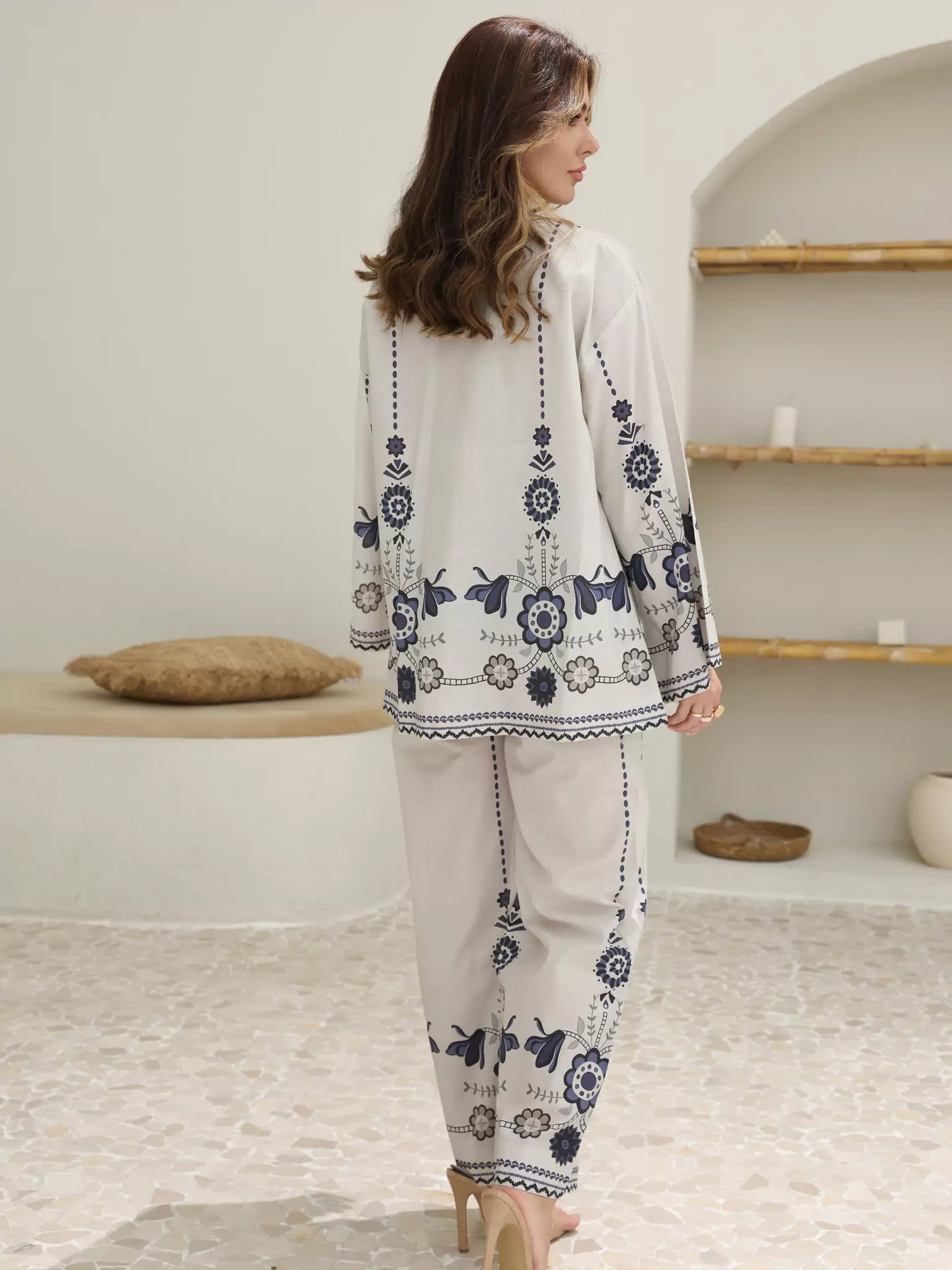 Indigo Vector Co Ord Set