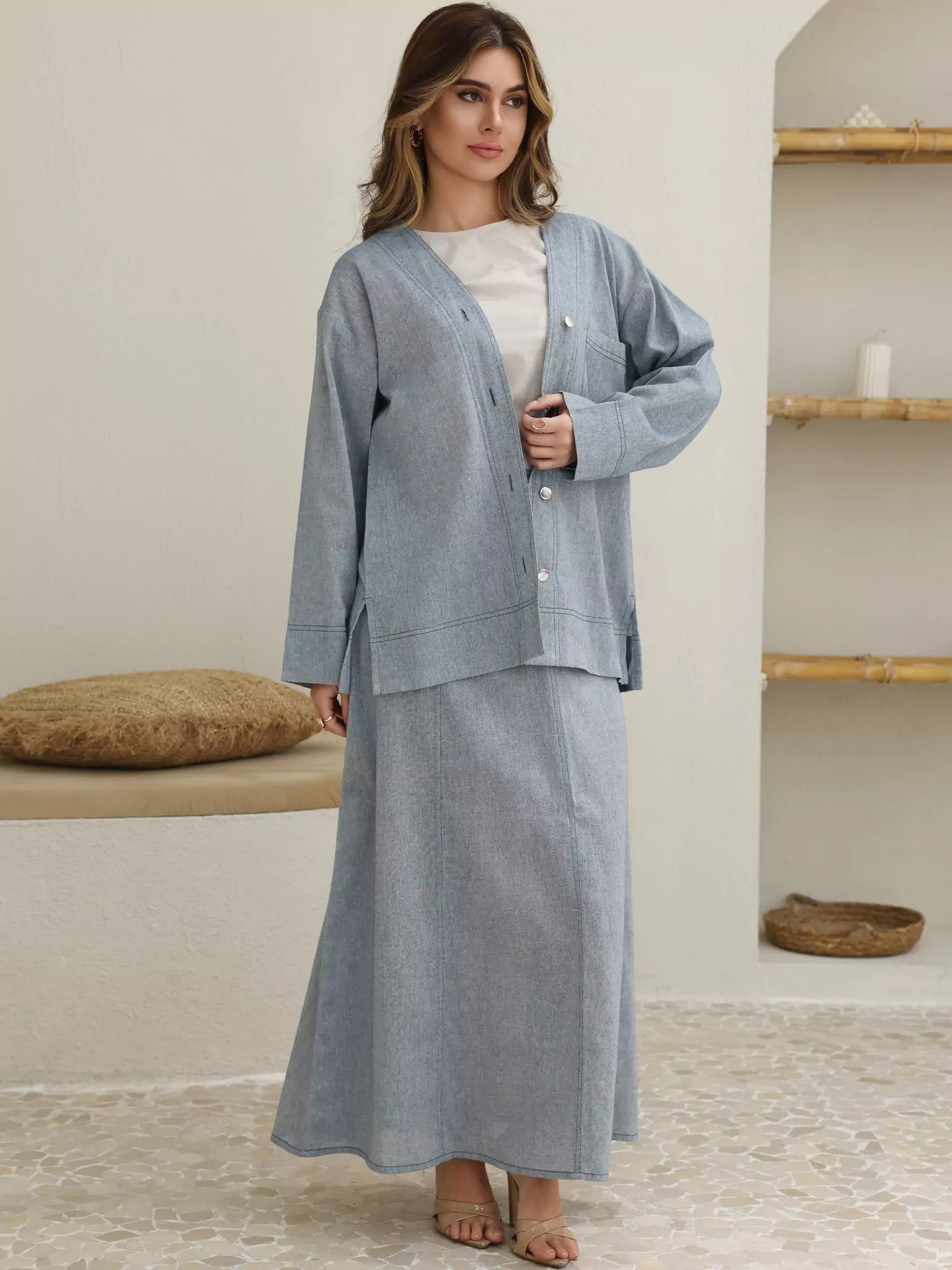Skye Skirt And Shirt Set