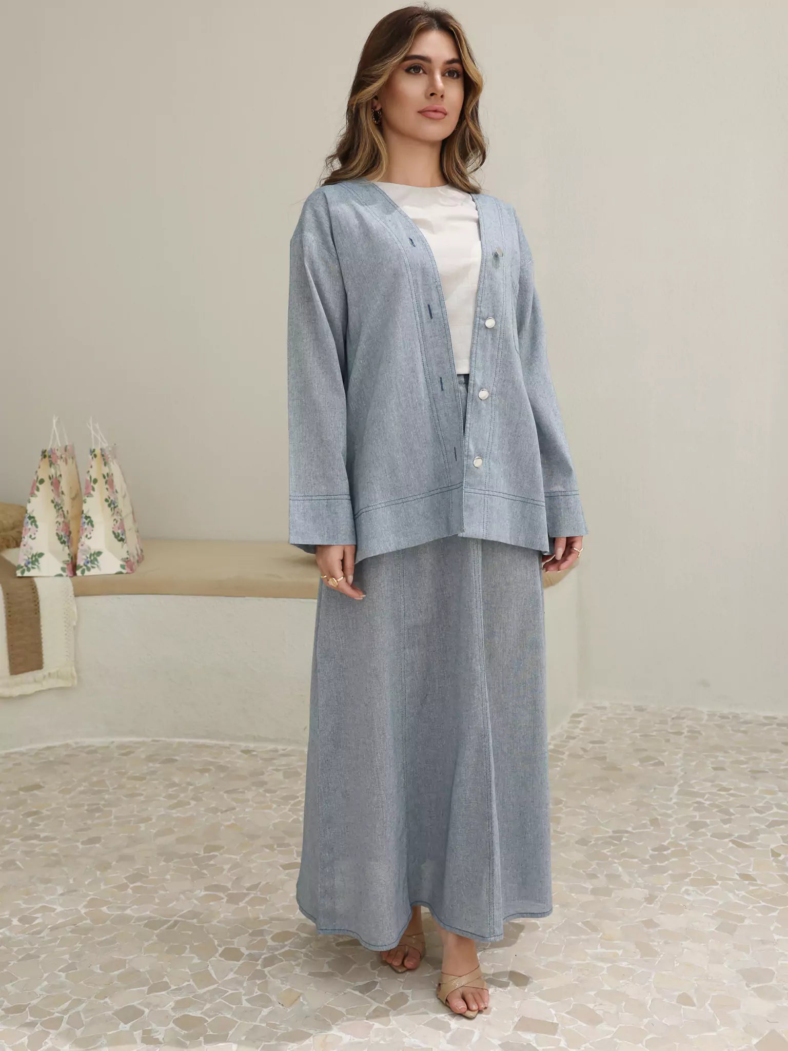 Skye Skirt And Shirt Set