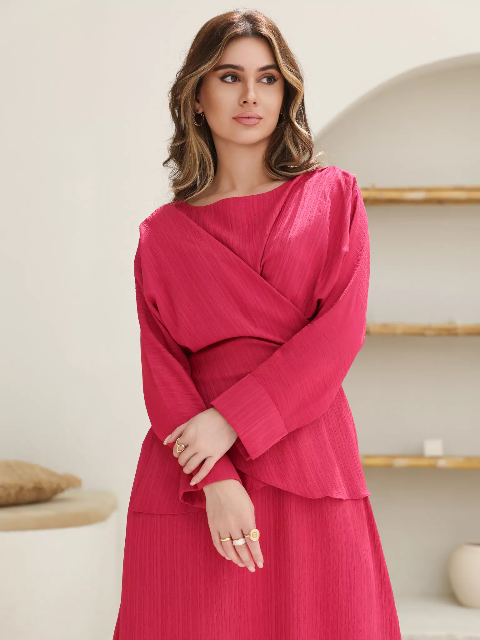 Pinkerbelle Criss Cross long Dress