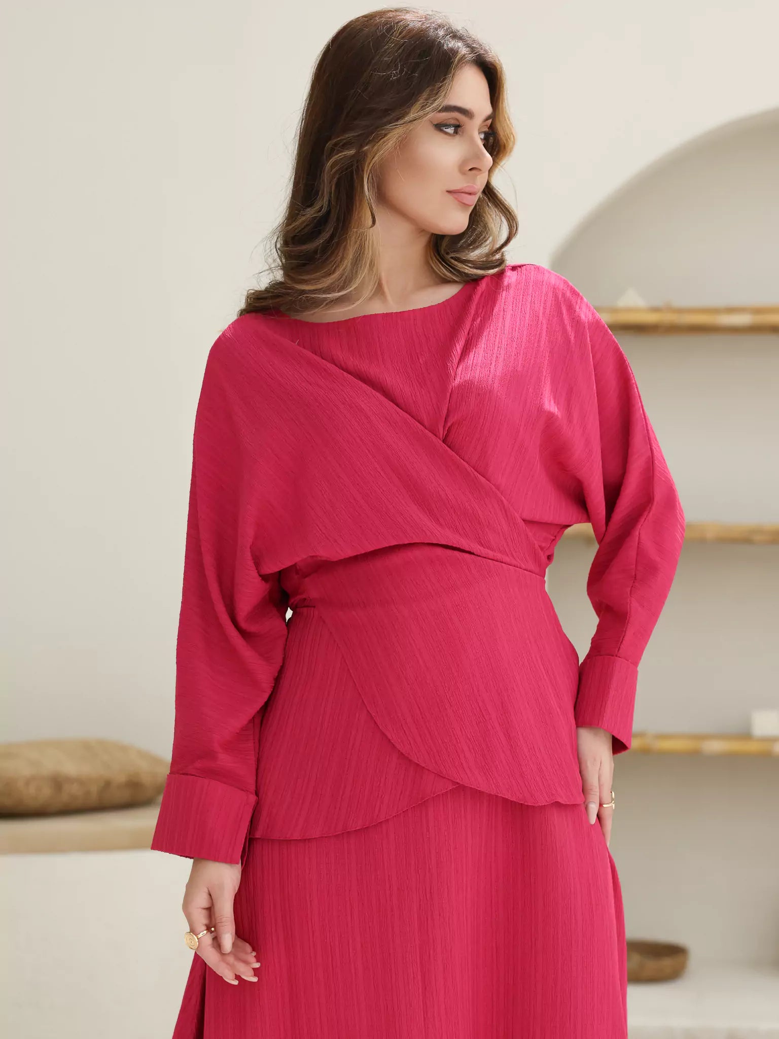 Pinkerbelle Criss Cross long Dress