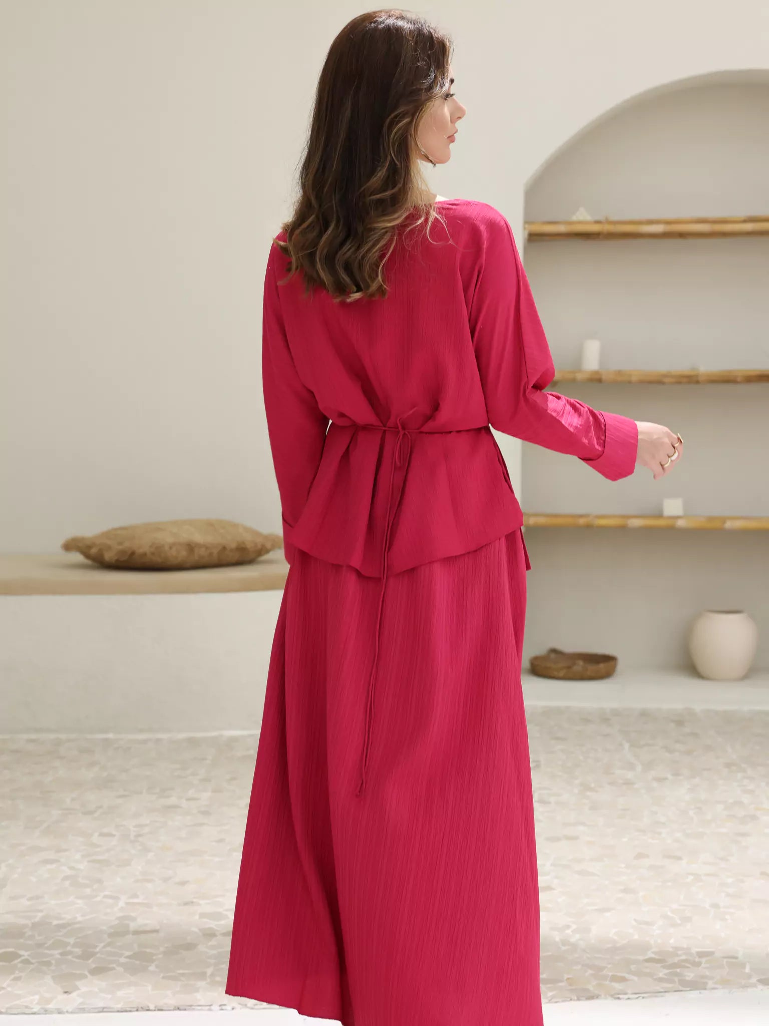 Pinkerbelle Criss Cross long Dress