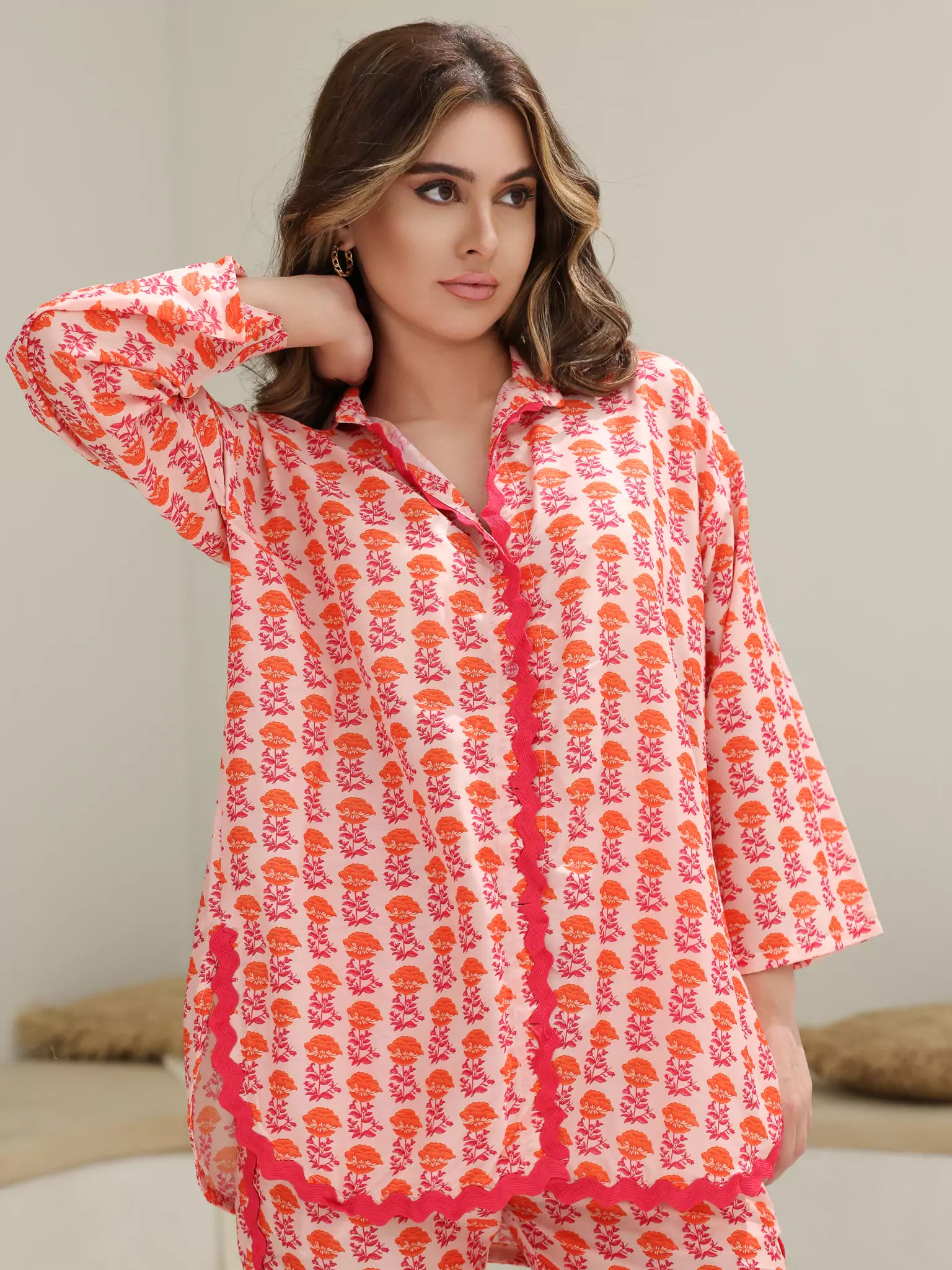 Blush Swirl Co Ord Set