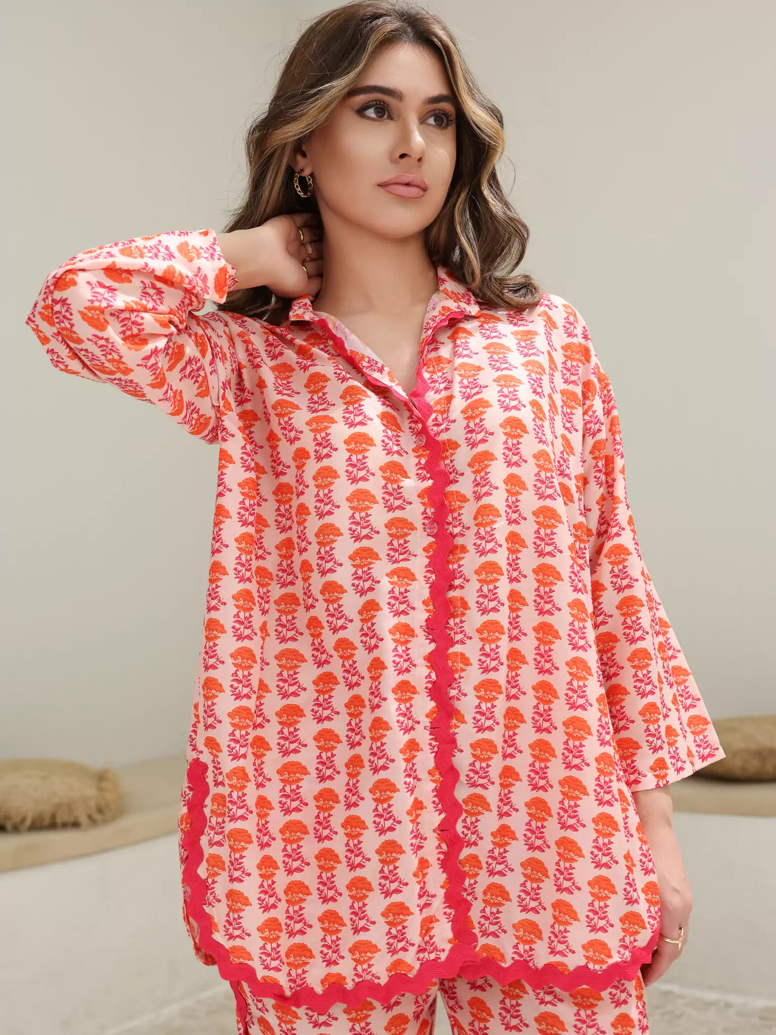 Blush Swirl Co Ord Set