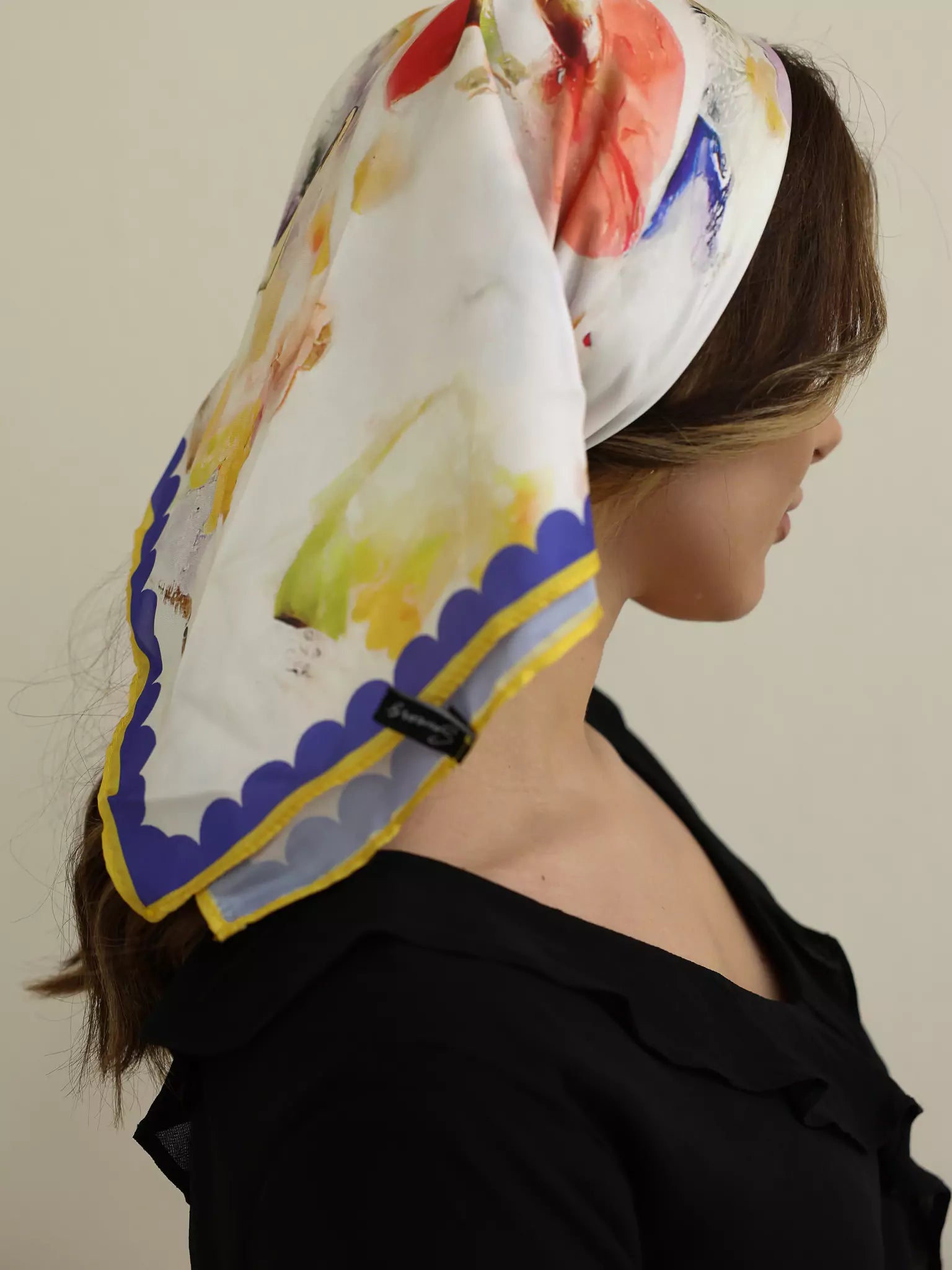 Watercolor Pattern Scarf