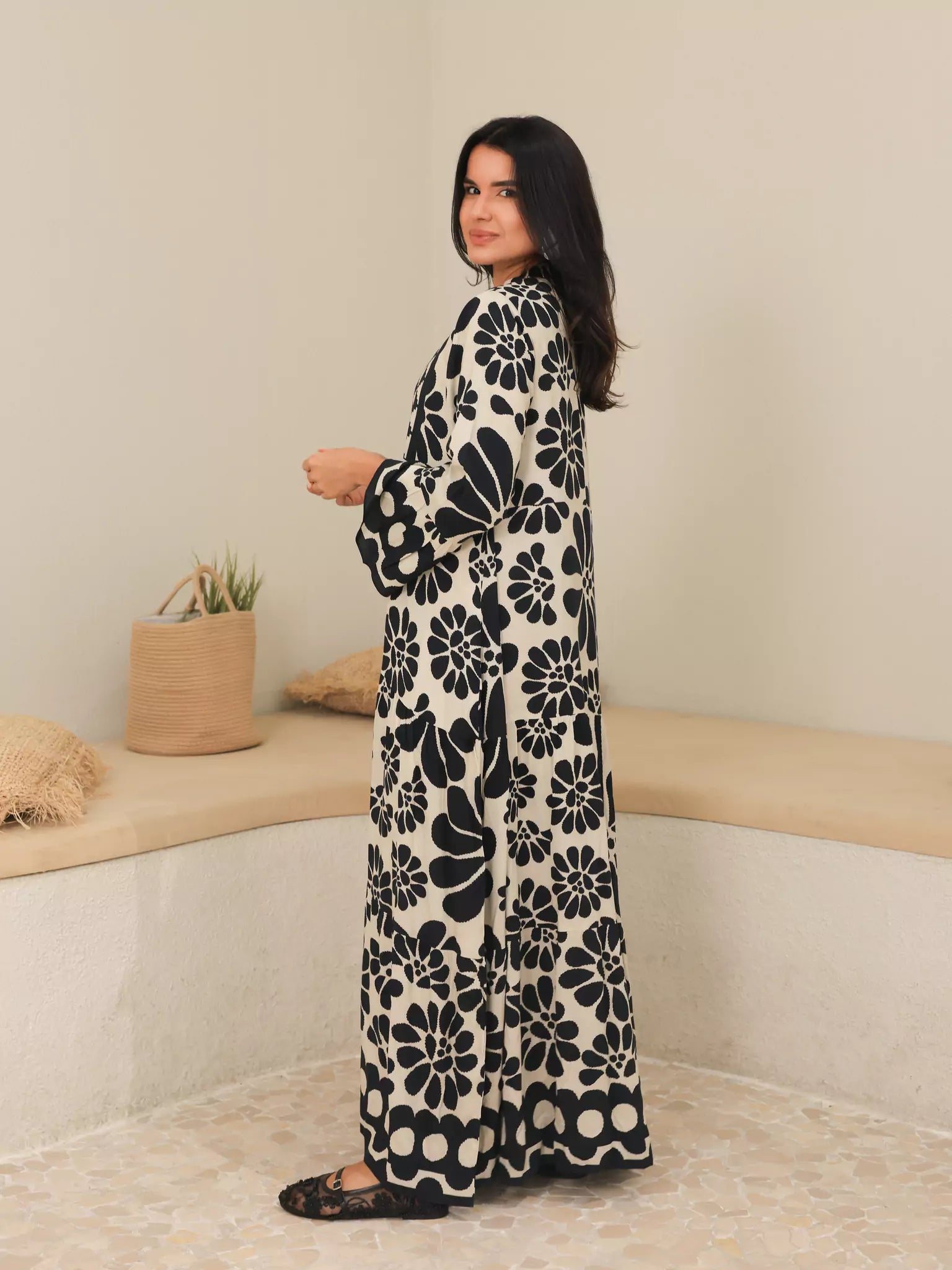 Aurora Black Long Dress