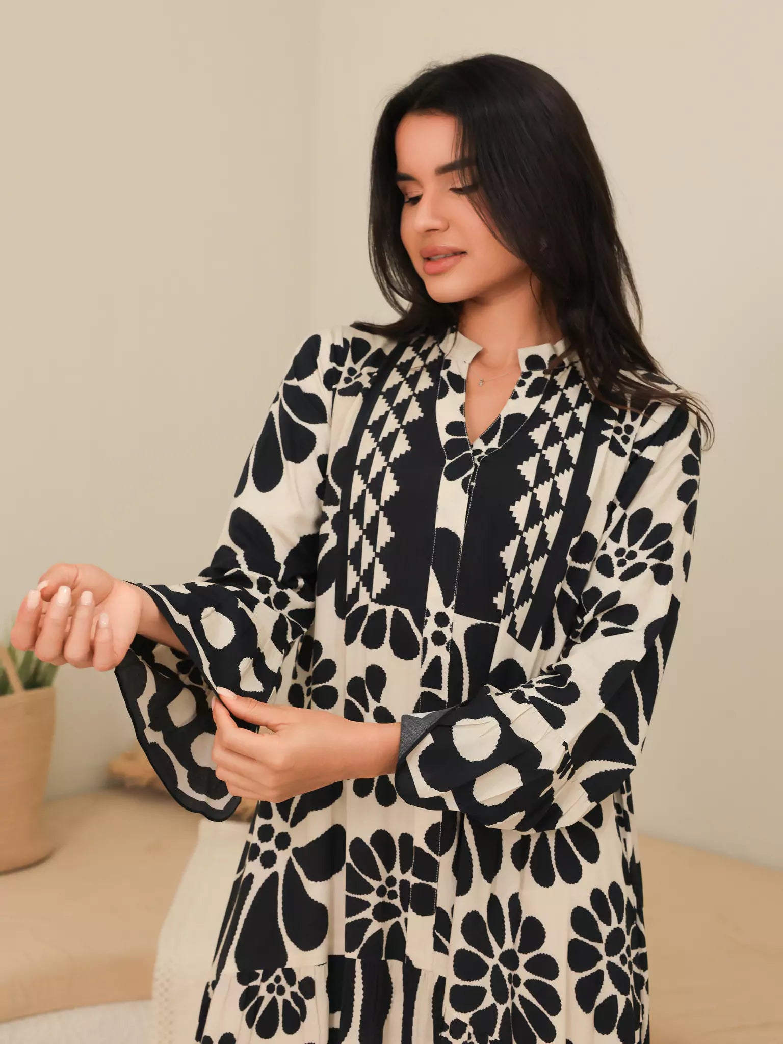 Aurora Black Long Dress