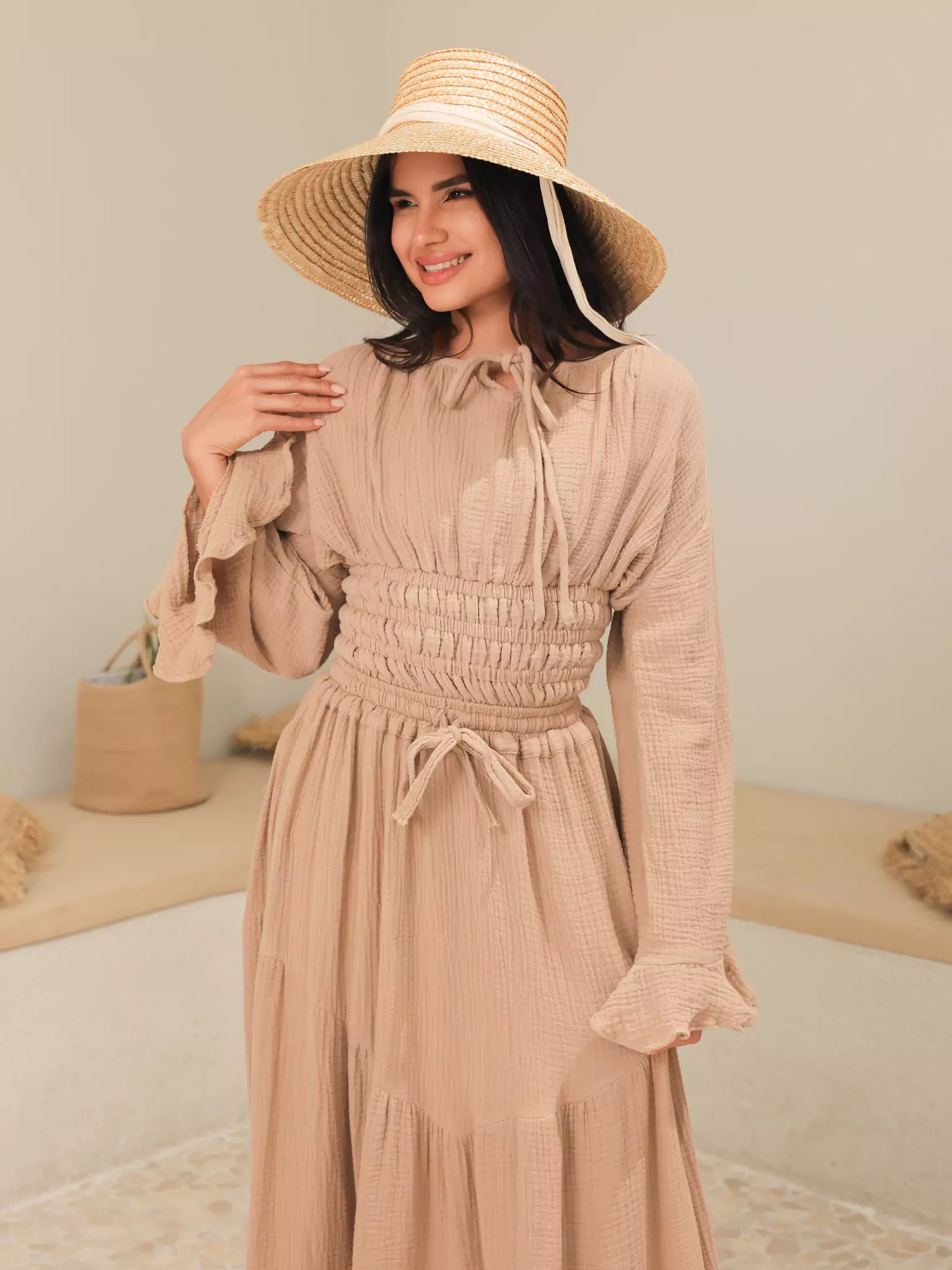 Aurum Muslin Skirt And Shirt