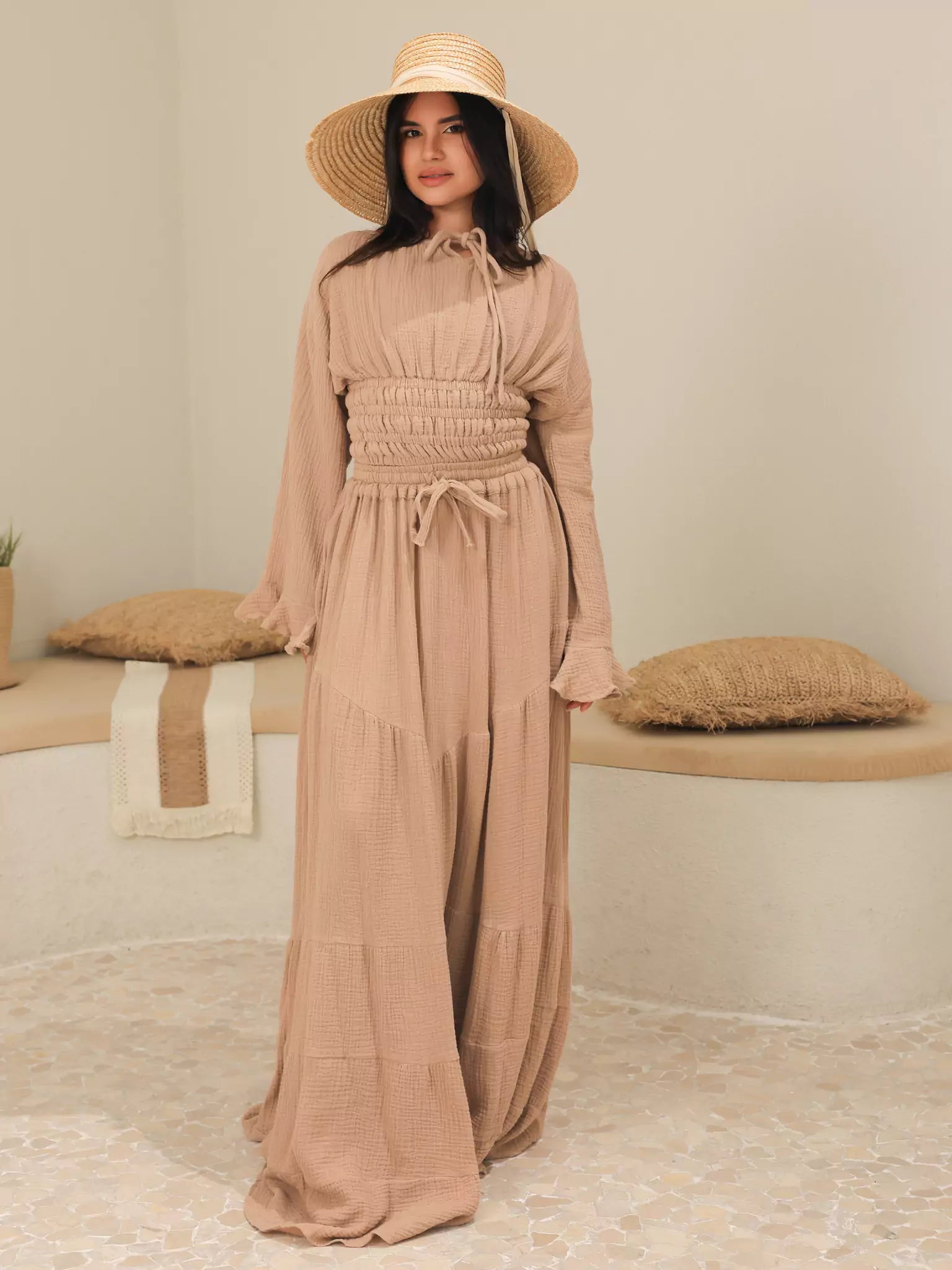 Aurum Muslin Skirt And Shirt
