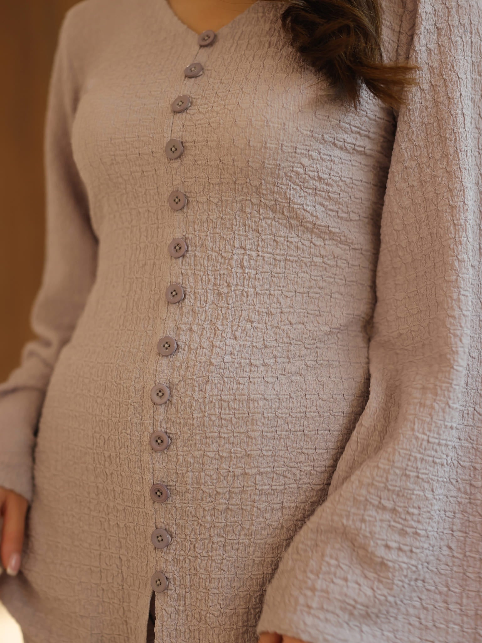 Osanna Textured Lilac Co Ord Set