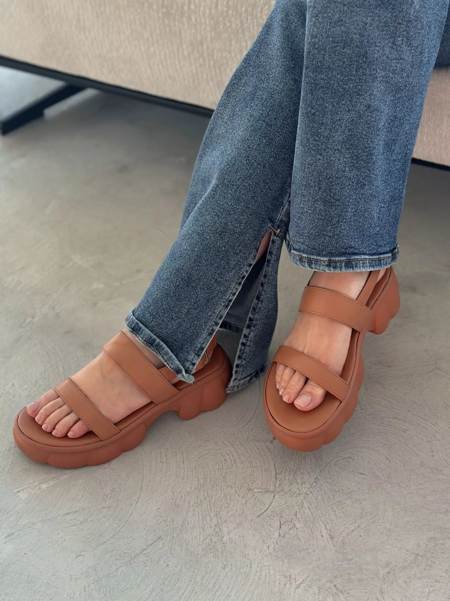 Bubble Brown Sandals