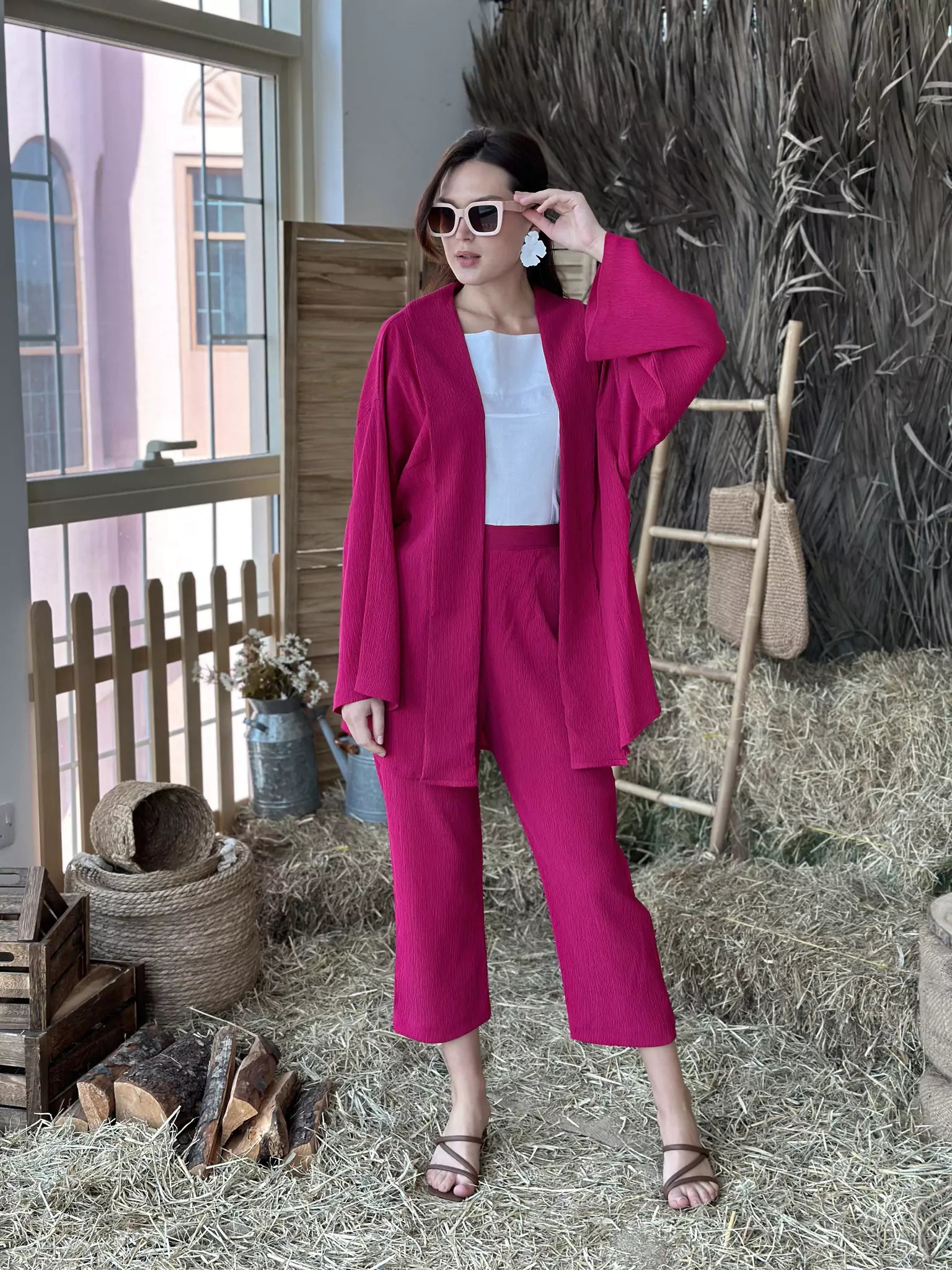 Blossom Pink Crush Co Ord Set