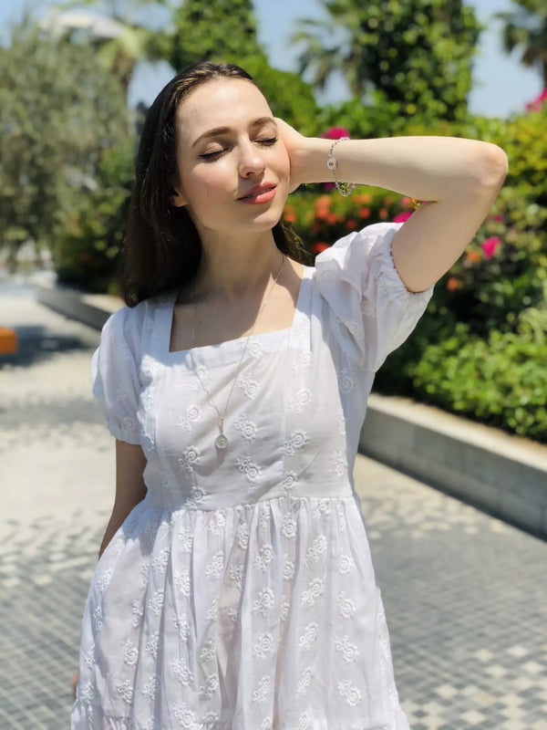 Mid Summer Embroidered Dress