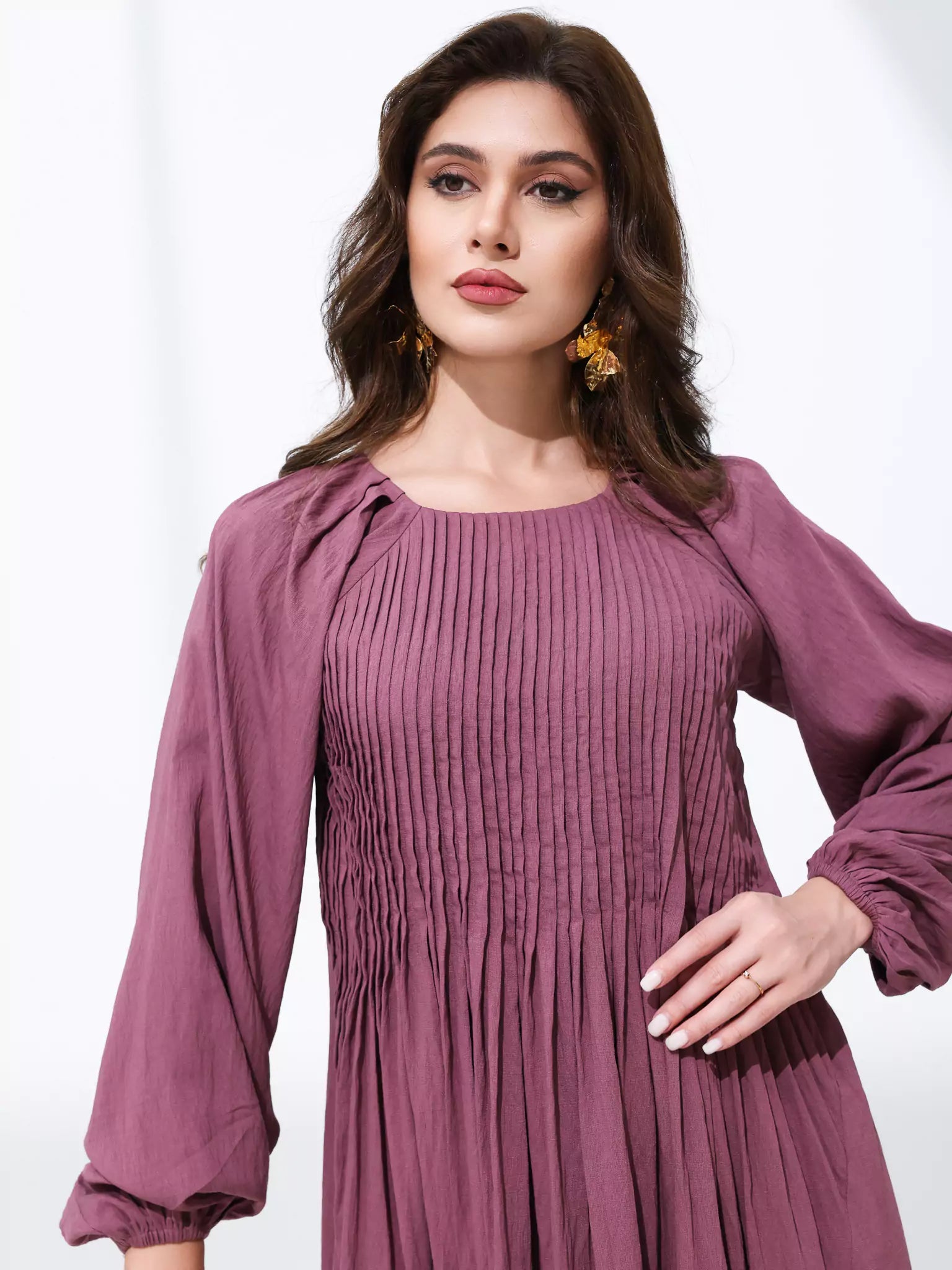 Tessa Pleated Dress
