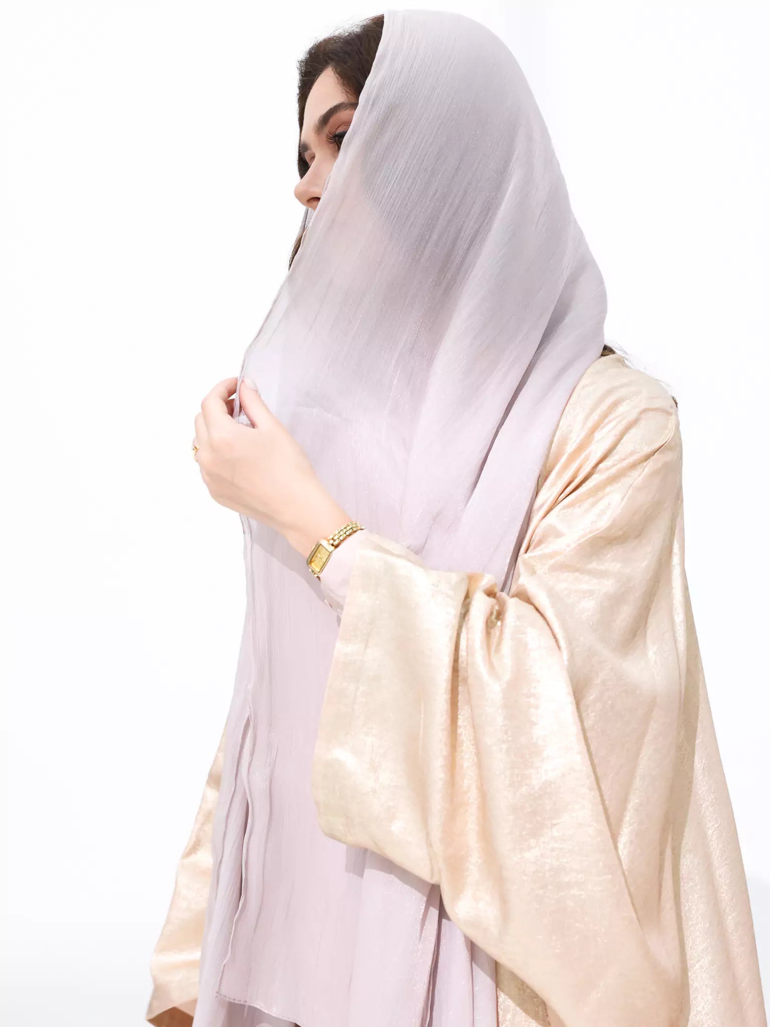 Glimmer Light Mauve Hijab