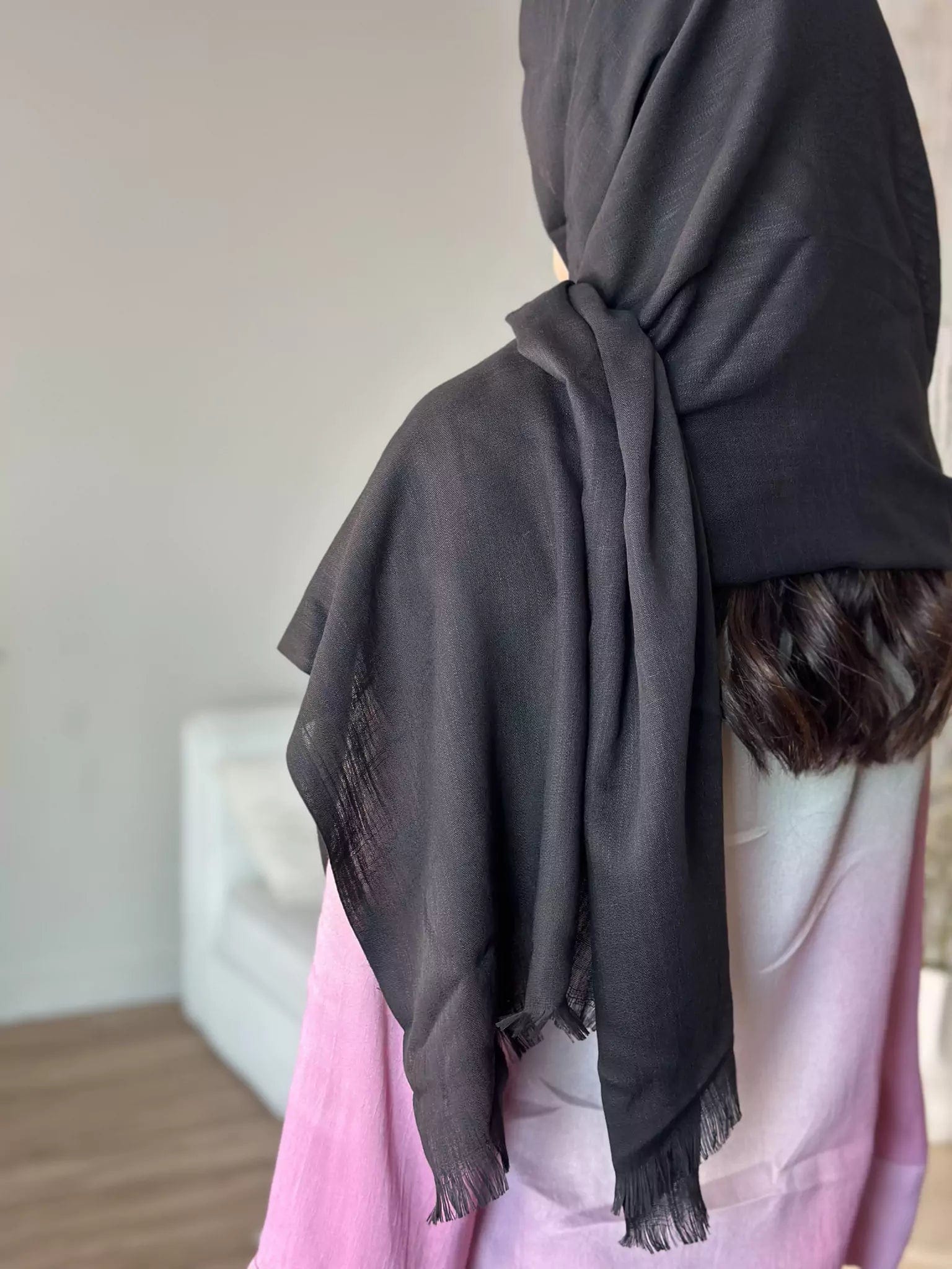 Modal Essential Hijab / Stole - Black Hijab - Sowears