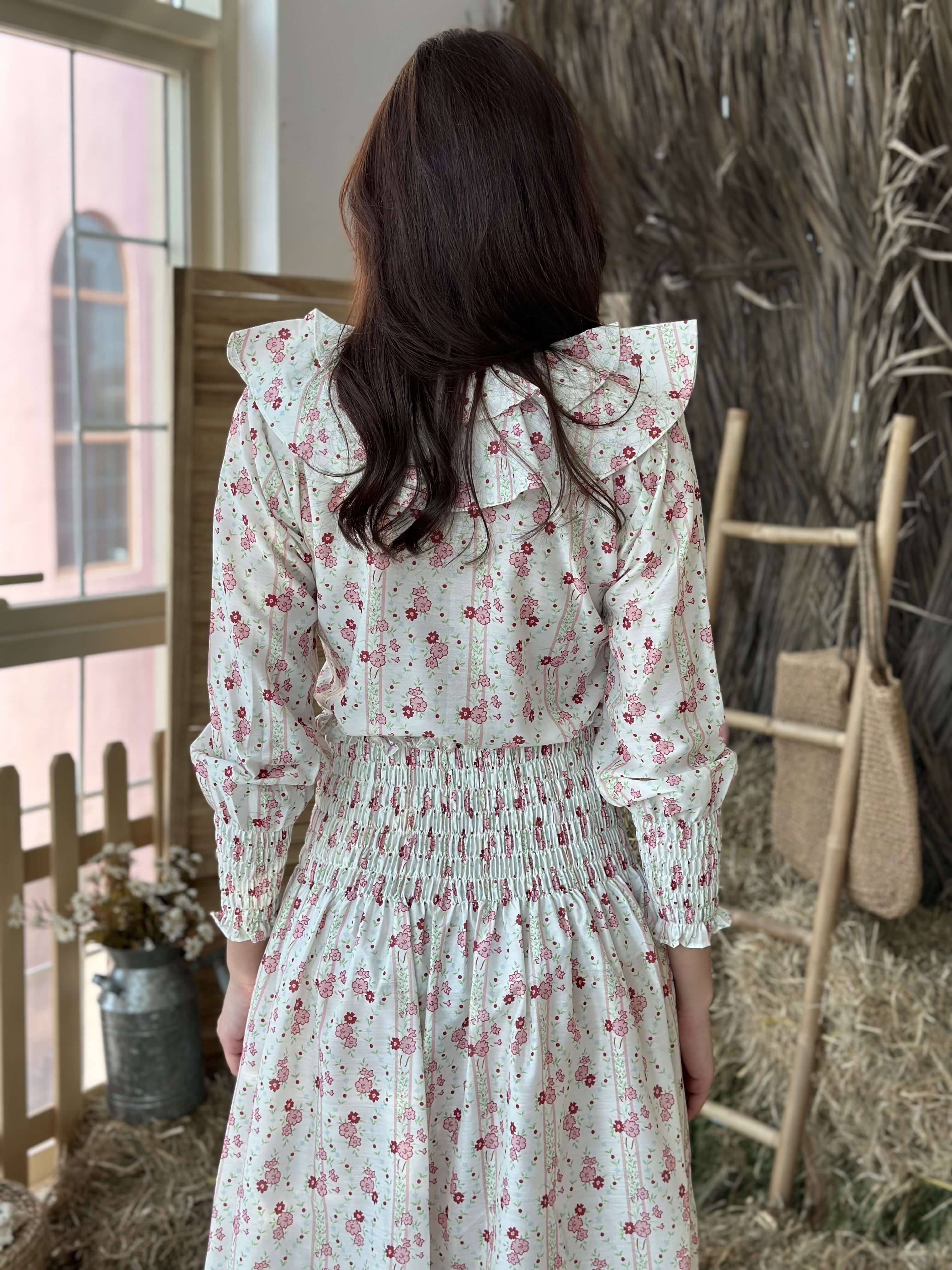 Rebirth Floral Smock Skirt  - Sowears
