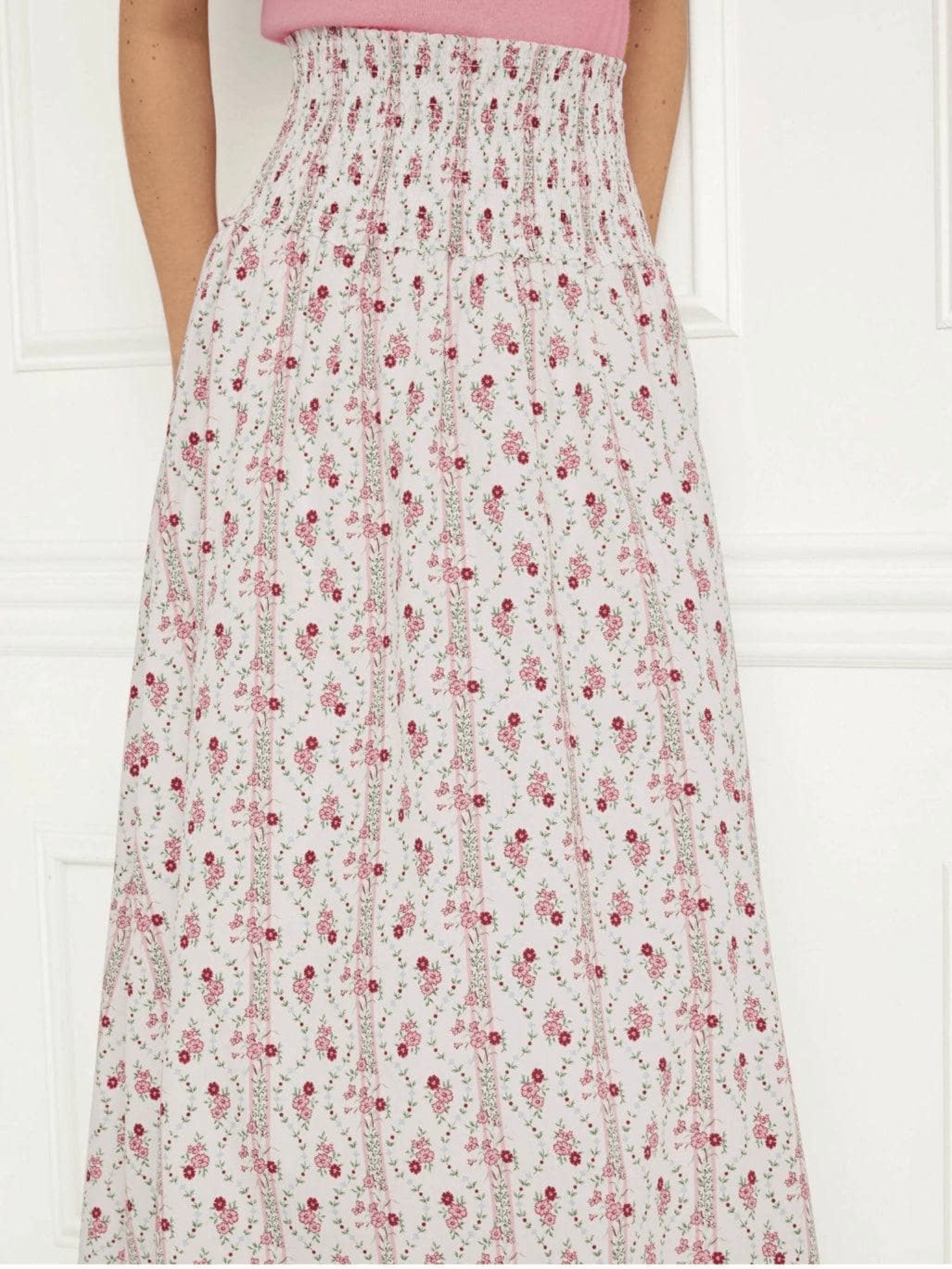 Rebirth Floral Smock Skirt  - Sowears