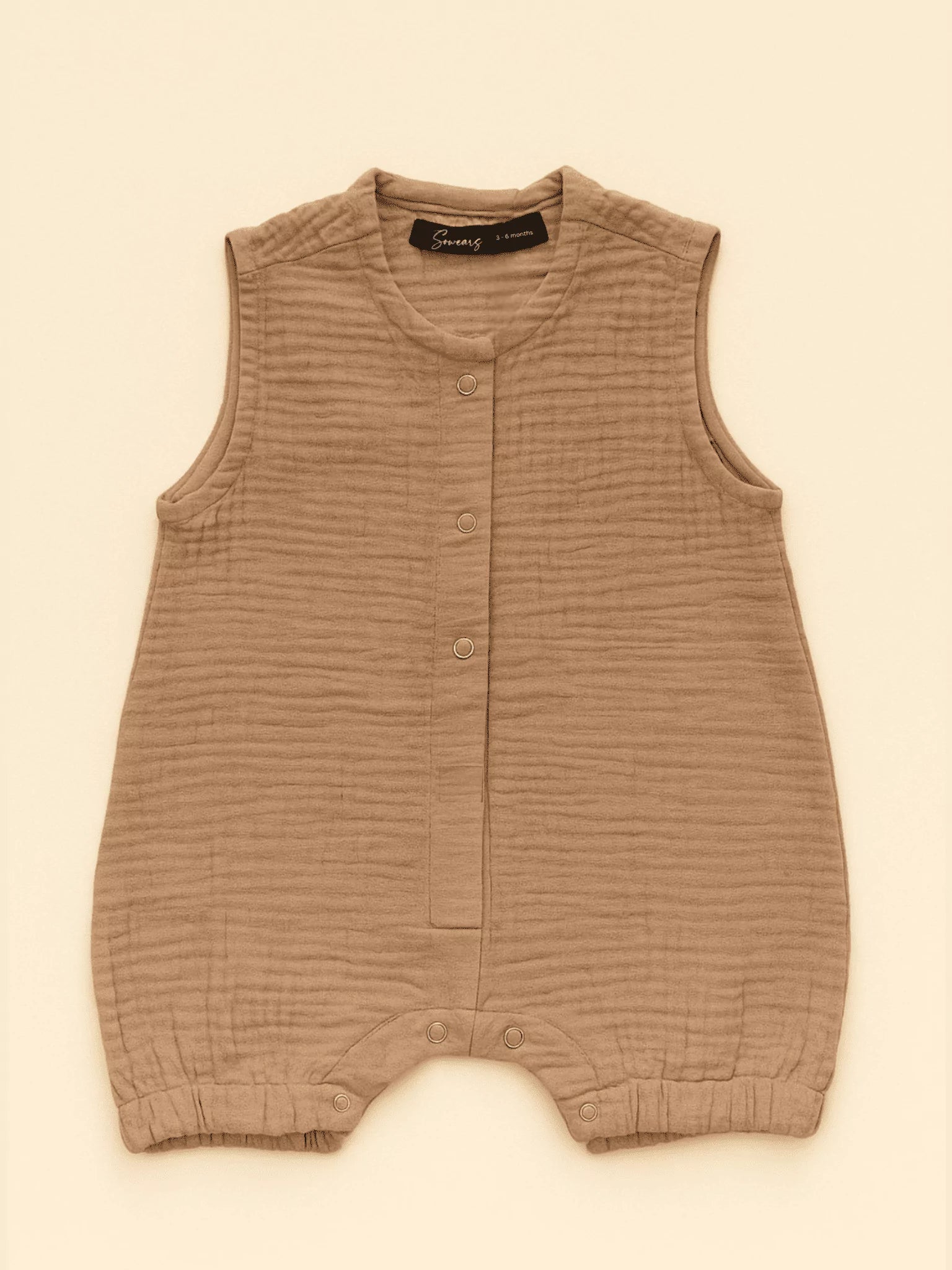 Mini Onesie Rua Beige Muslin