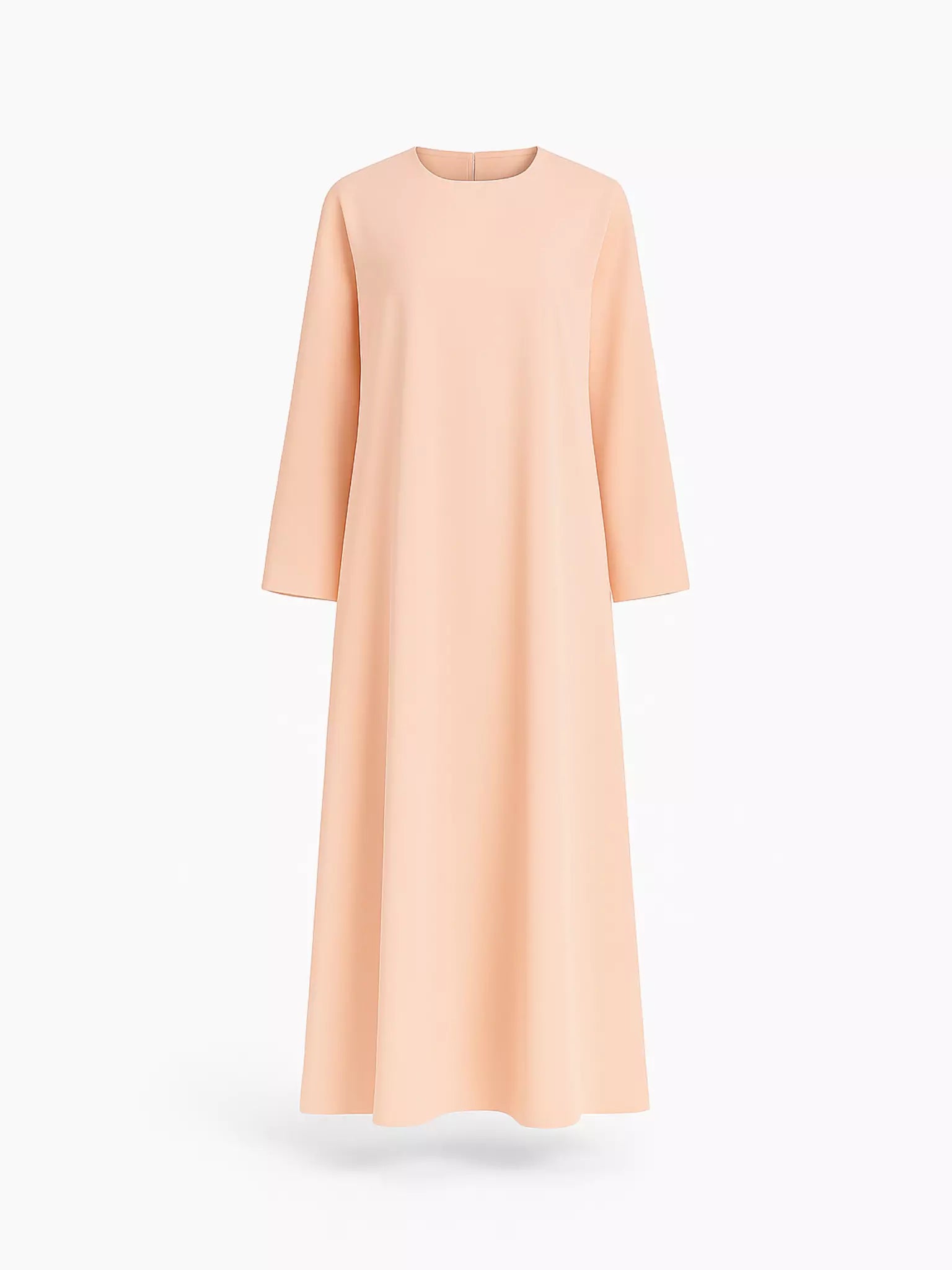 Full Sleeves Dress - Peach