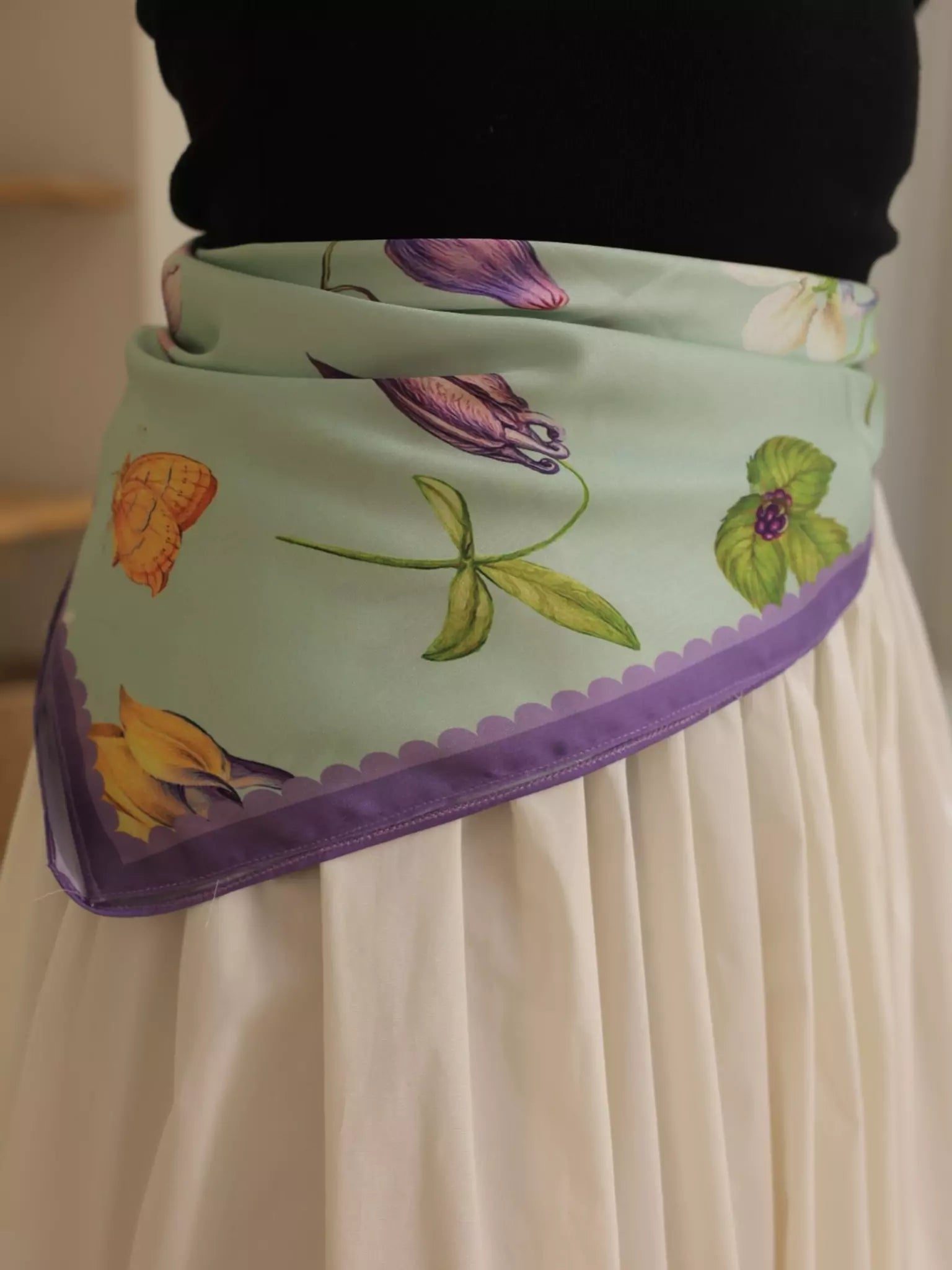 Twilight Meadow Printed Scarf
