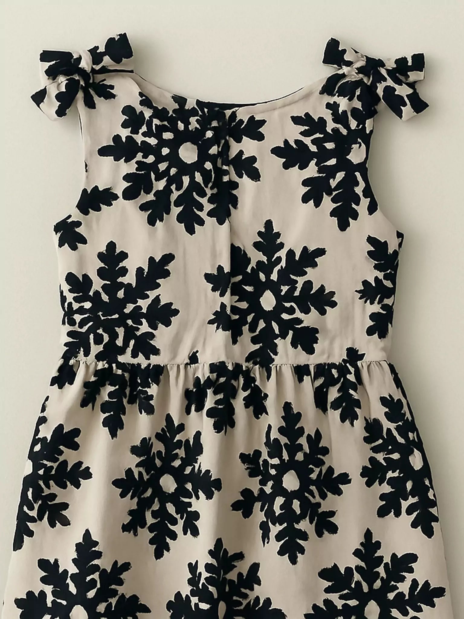 Mini Lelan Motif Black Dress