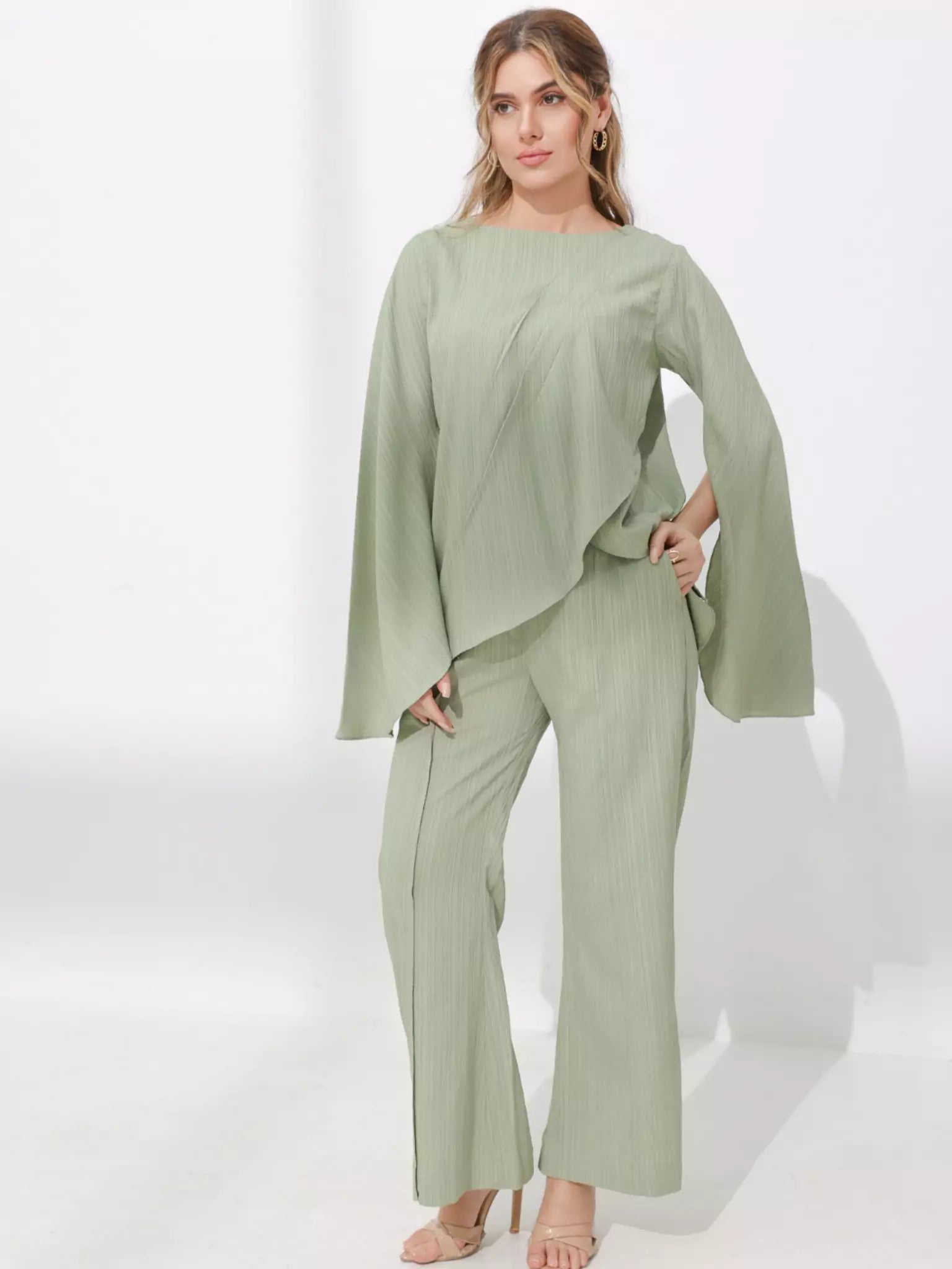 Mintora Pastel Green Co Ord Set