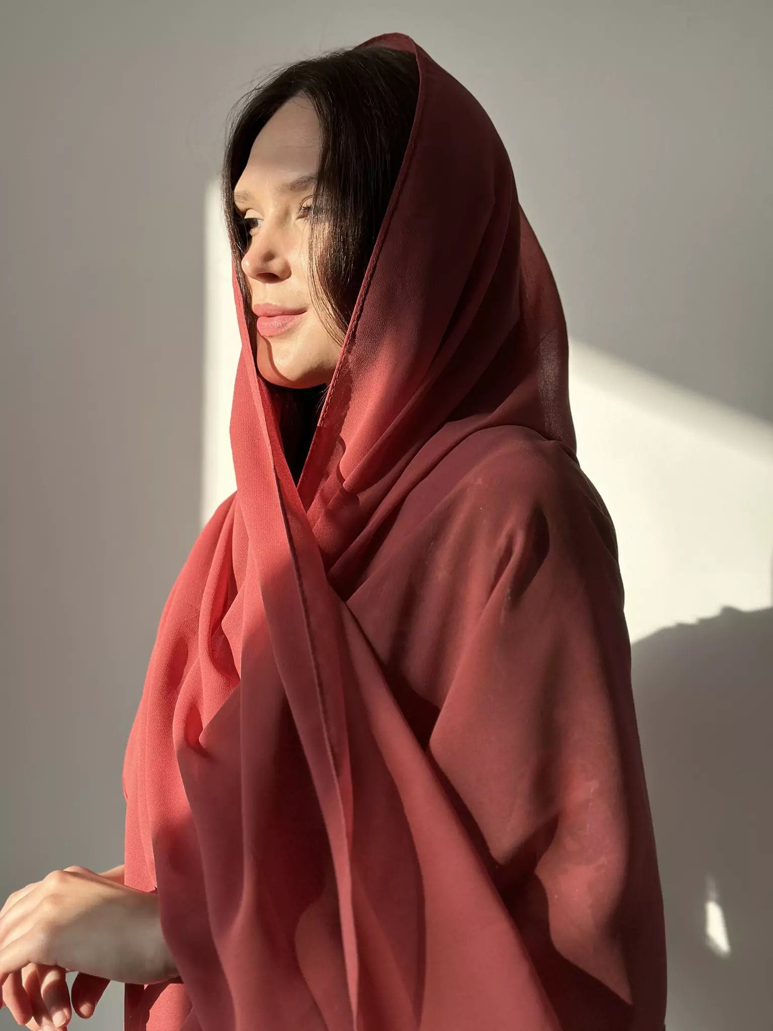 Essential Chiffon Hijab / Stole - Blush Apparel & Accessories  - Sowears