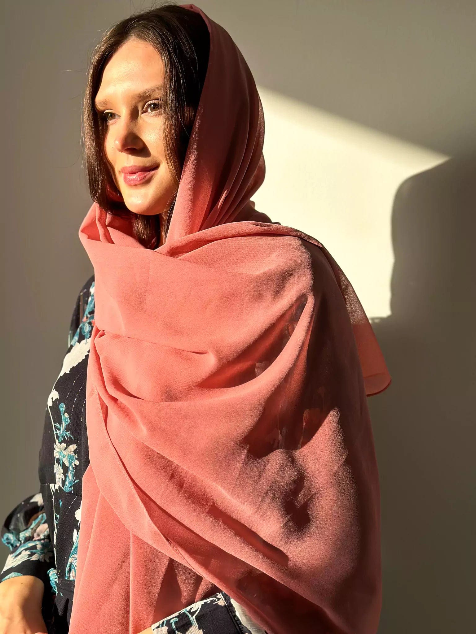 Essential Chiffon Hijab / Stole - Dusty Pink Apparel & Accessories  - Sowears