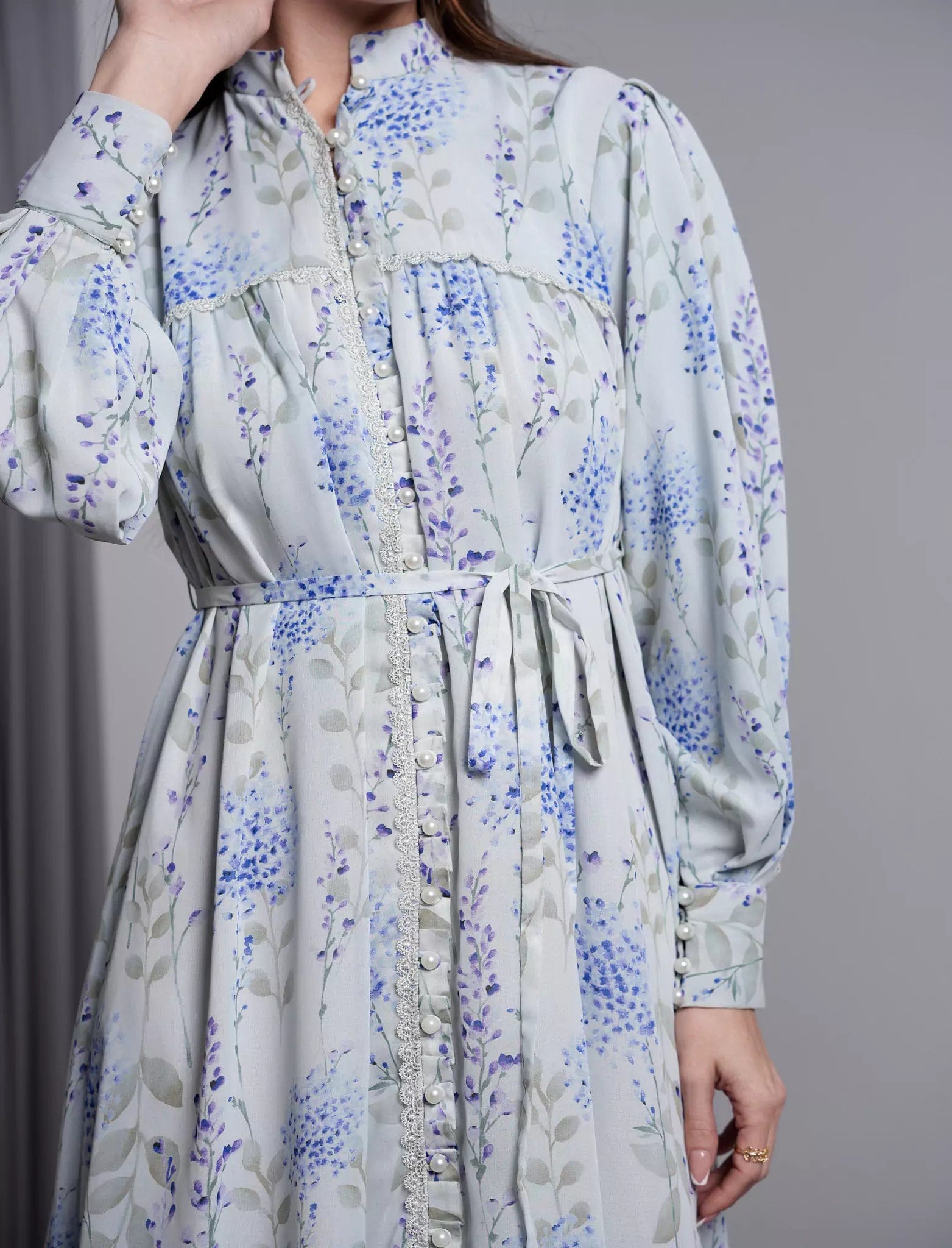 Beryl Lace Long Dress Dresses  - Sowears