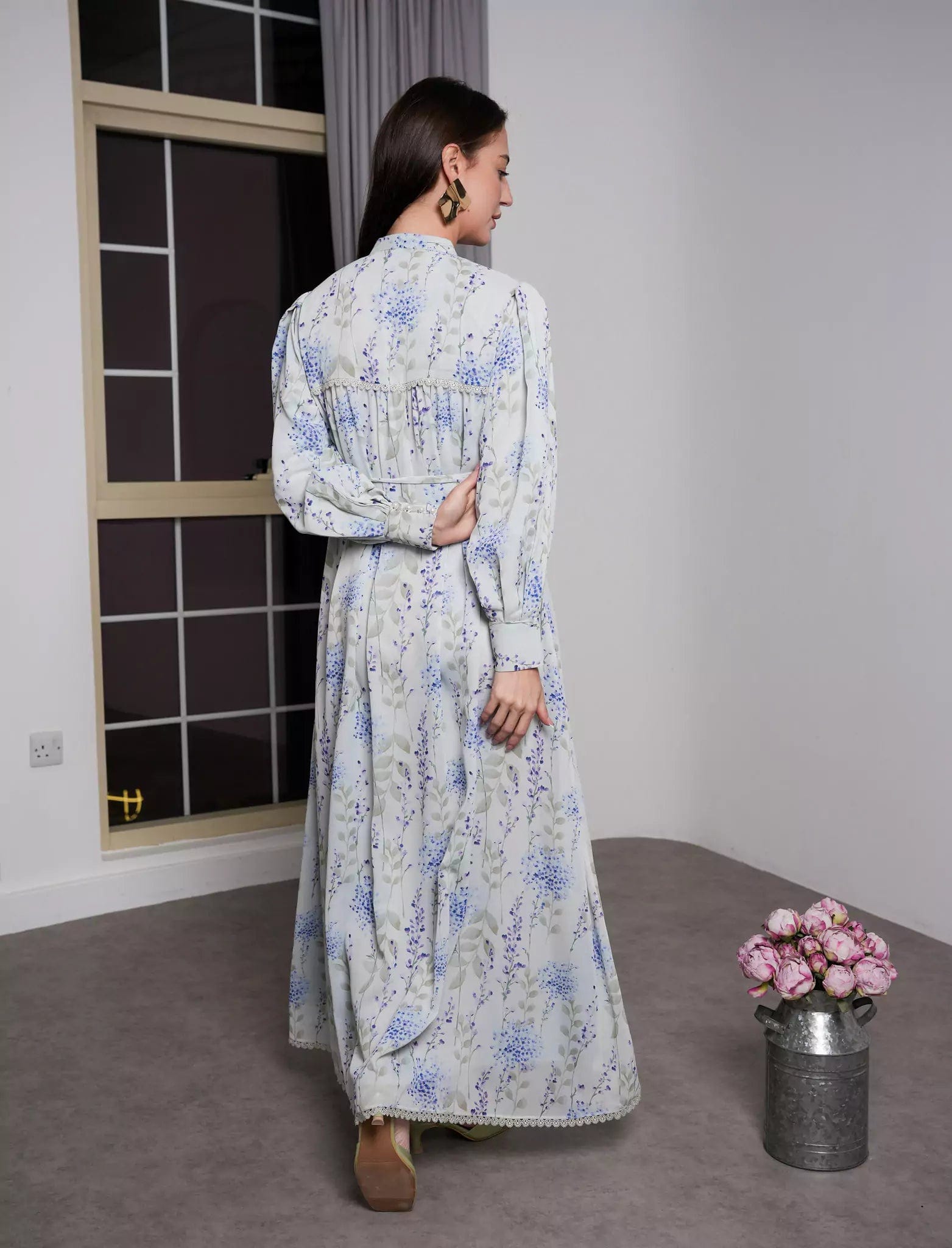 Beryl Lace Long Dress Dresses  - Sowears