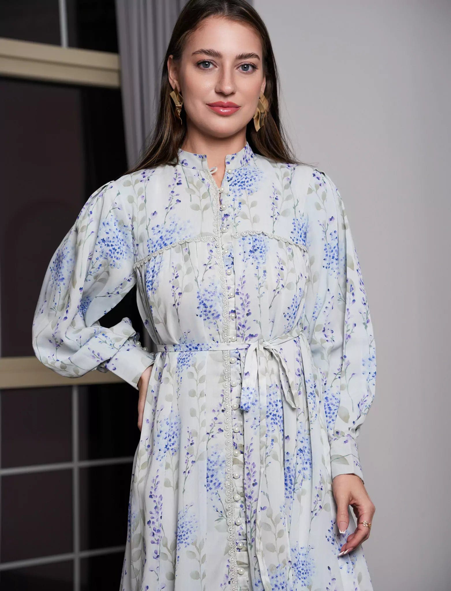 Beryl Lace Long Dress Dresses  - Sowears