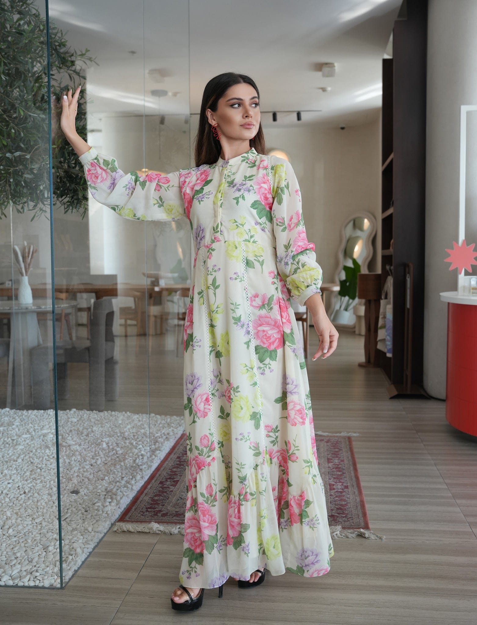 Bloomcore Floral Long Dress Dresses  - Sowears