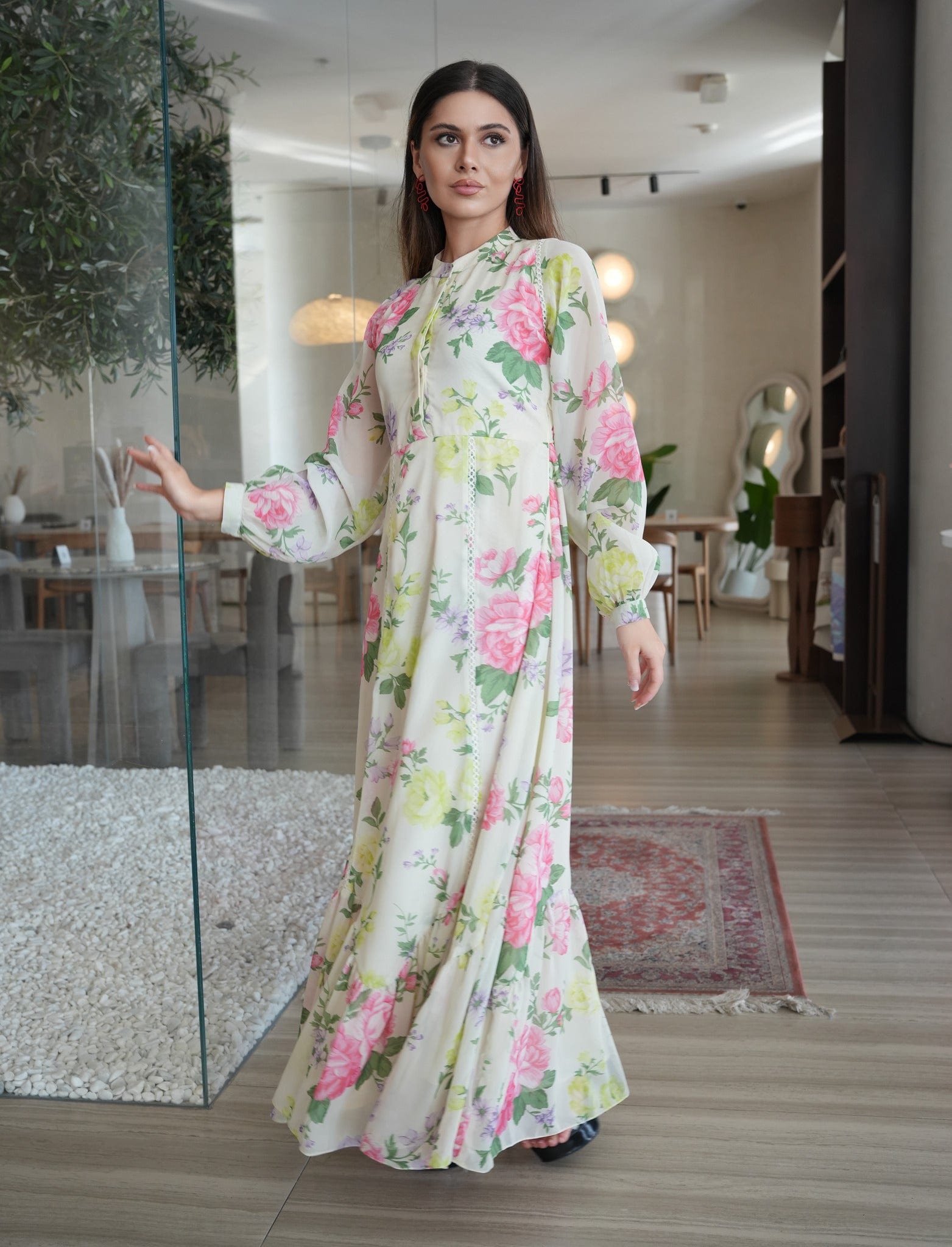 Bloomcore Floral Long Dress Dresses  - Sowears