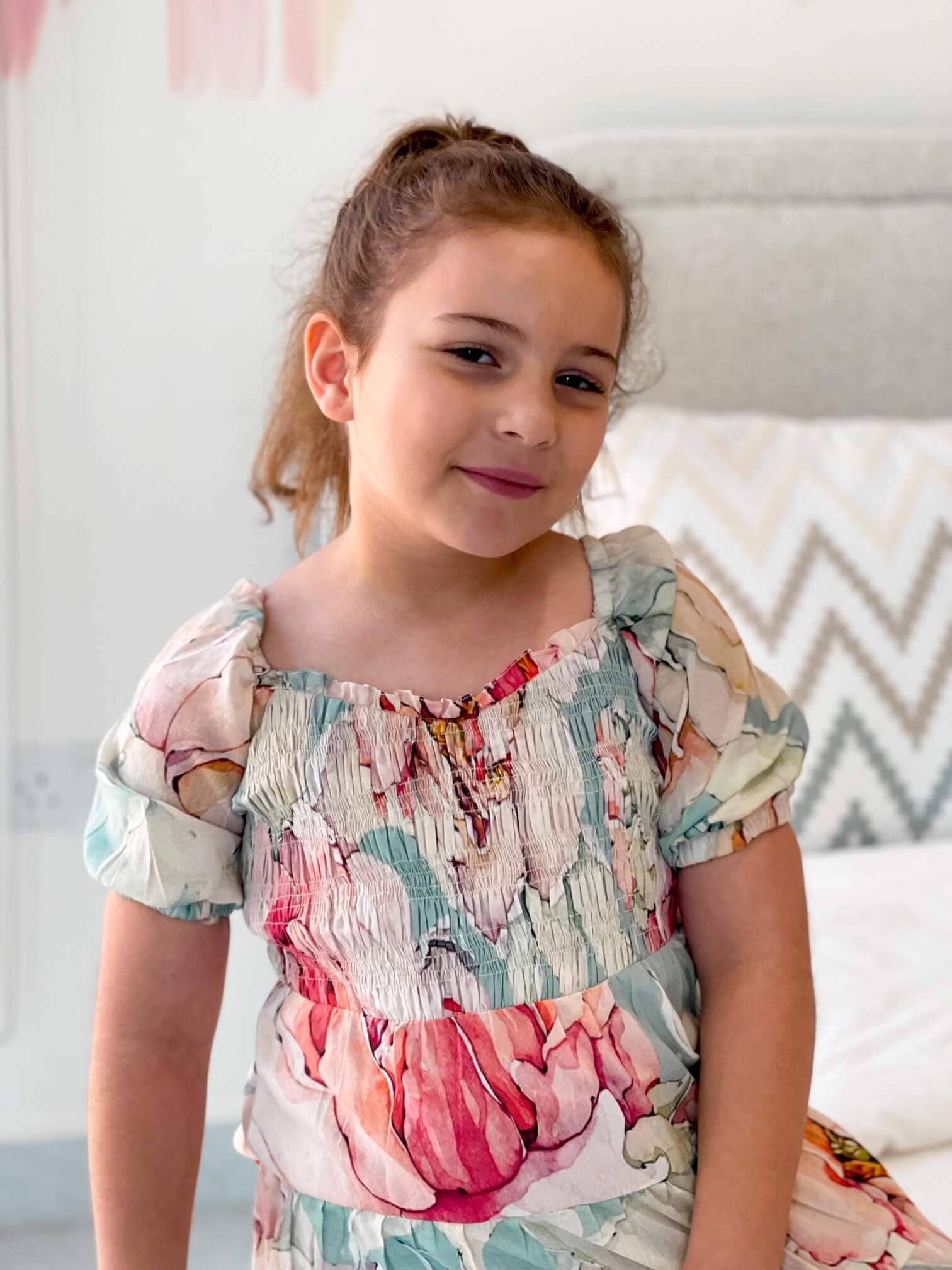 Mini Azure Smock Dress Dresses  - Sowears